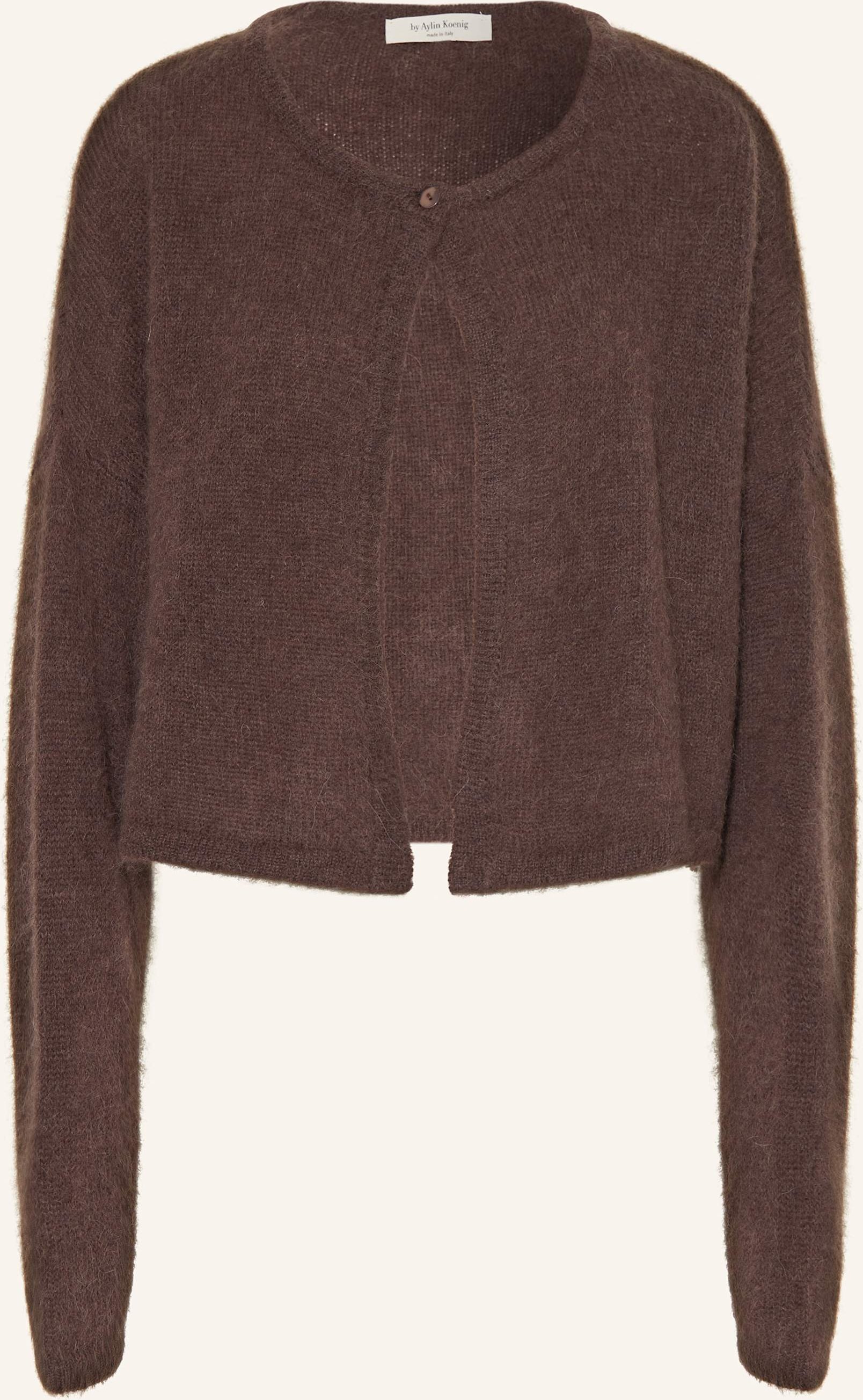 By Aylin Koenig Strickjacke Marlie Aus Alpaka braun