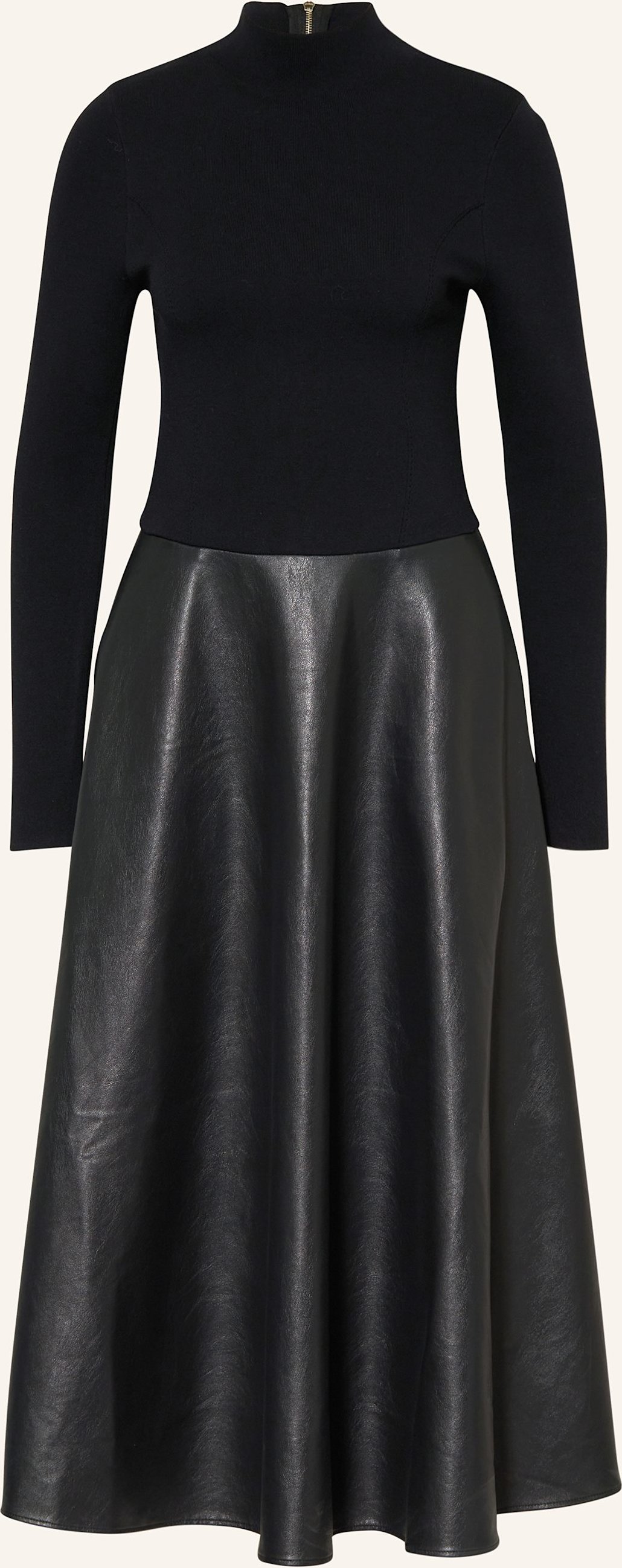 Ted Baker Kleid Noviva Im Materialmix schwarz