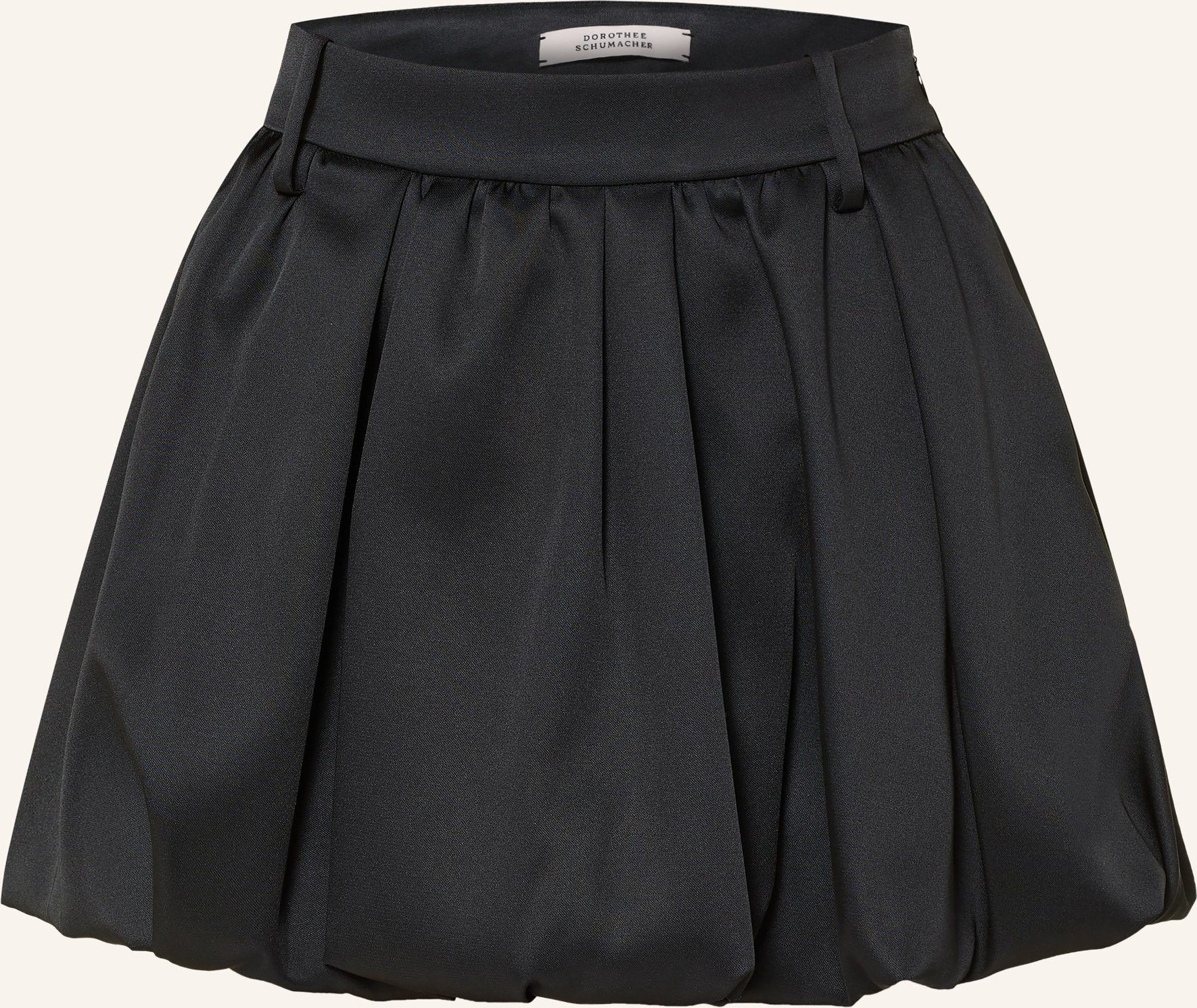 Dorothee Schumacher Satinrock Shiny Statement grau