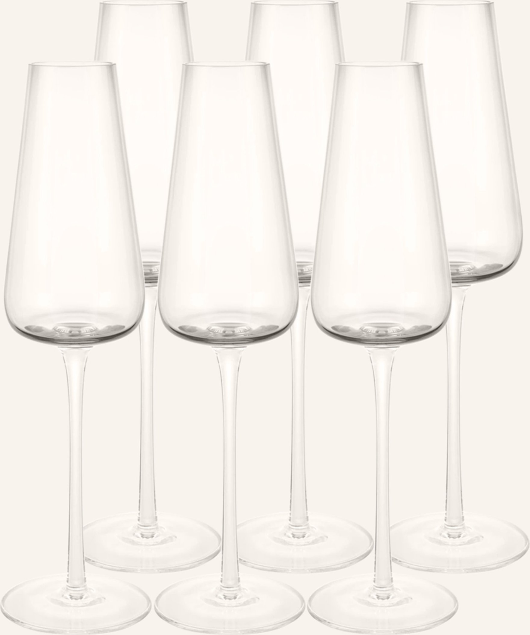 Blomus 6er-Set Sektgläser Belo transparent