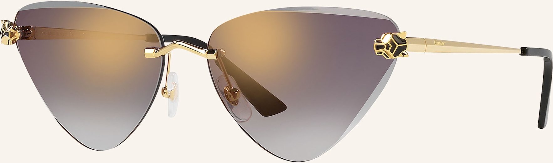 Cartier Sonnenbrille ct0399s gold