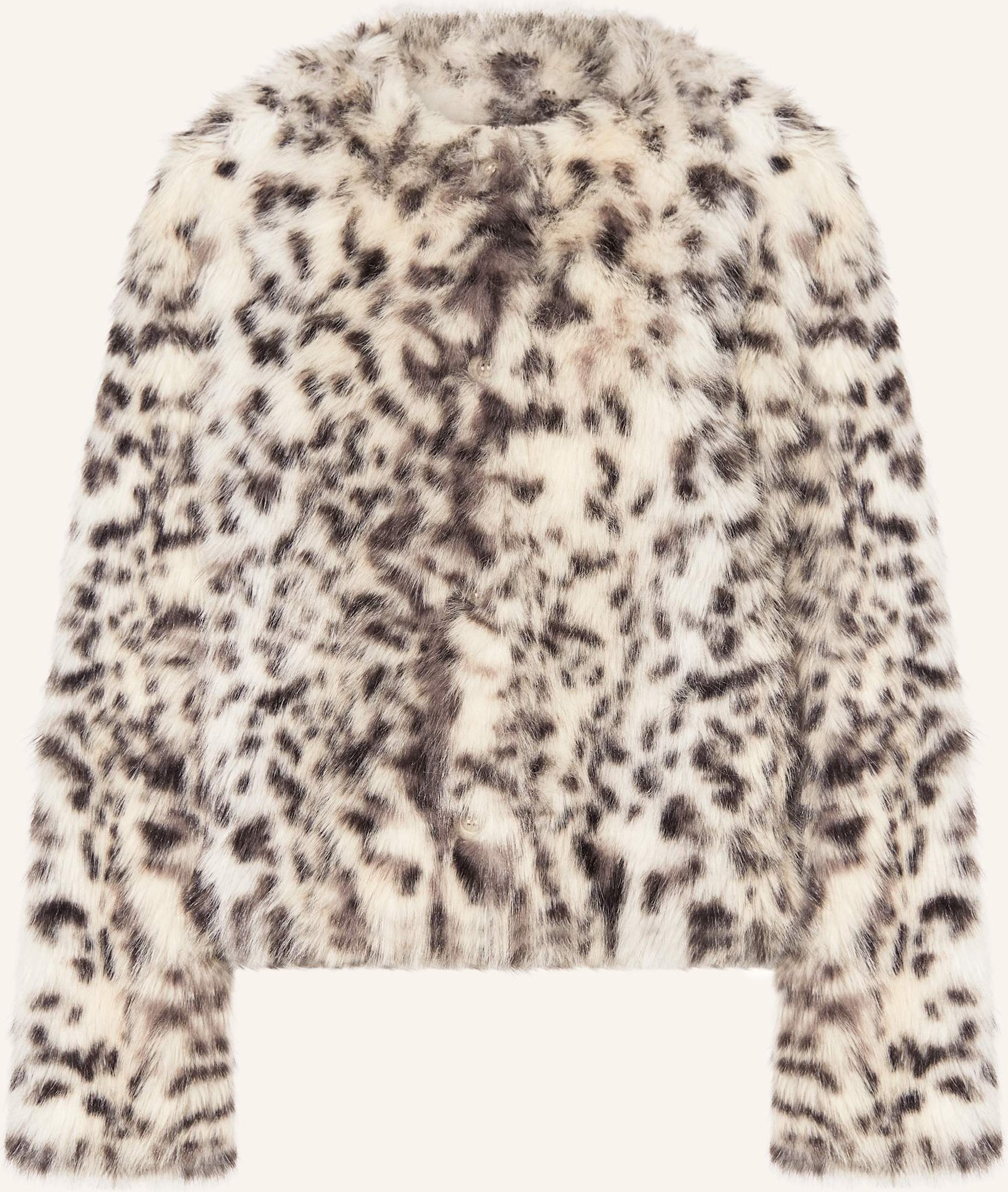 Claudie Pierlot Kunstfell-Jacke braun