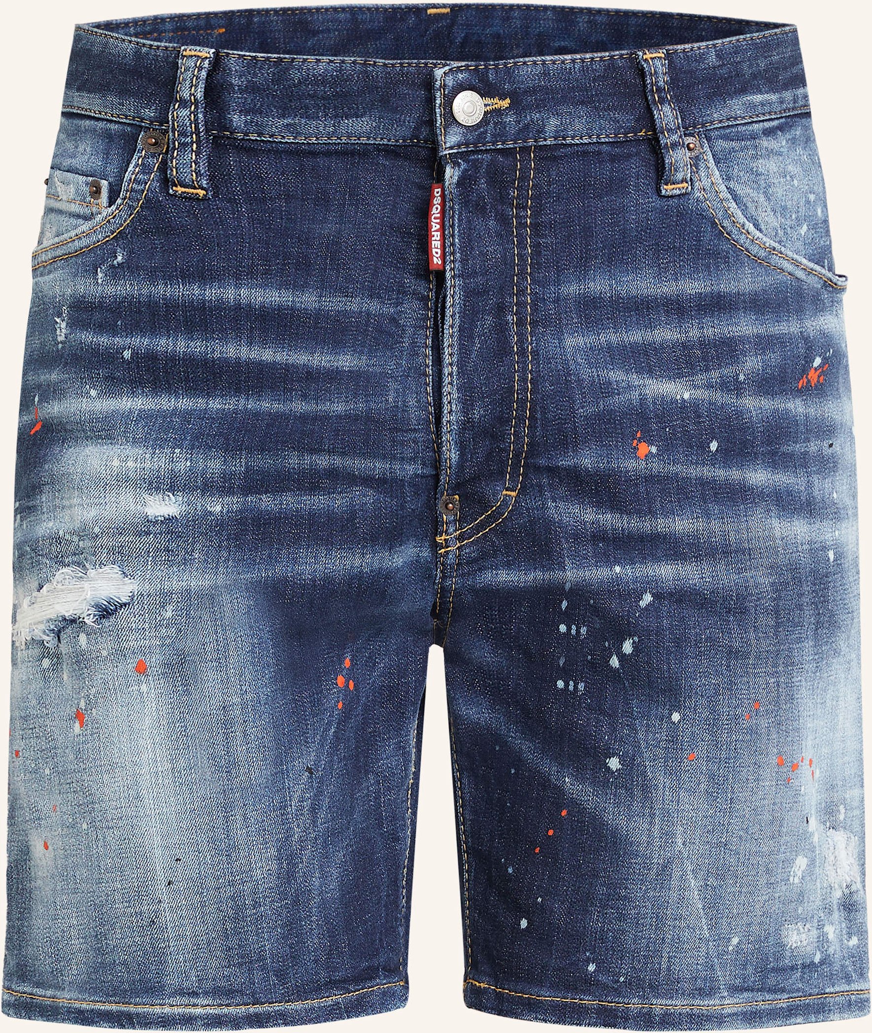 dsquared2 Jeansshorts Marine blau