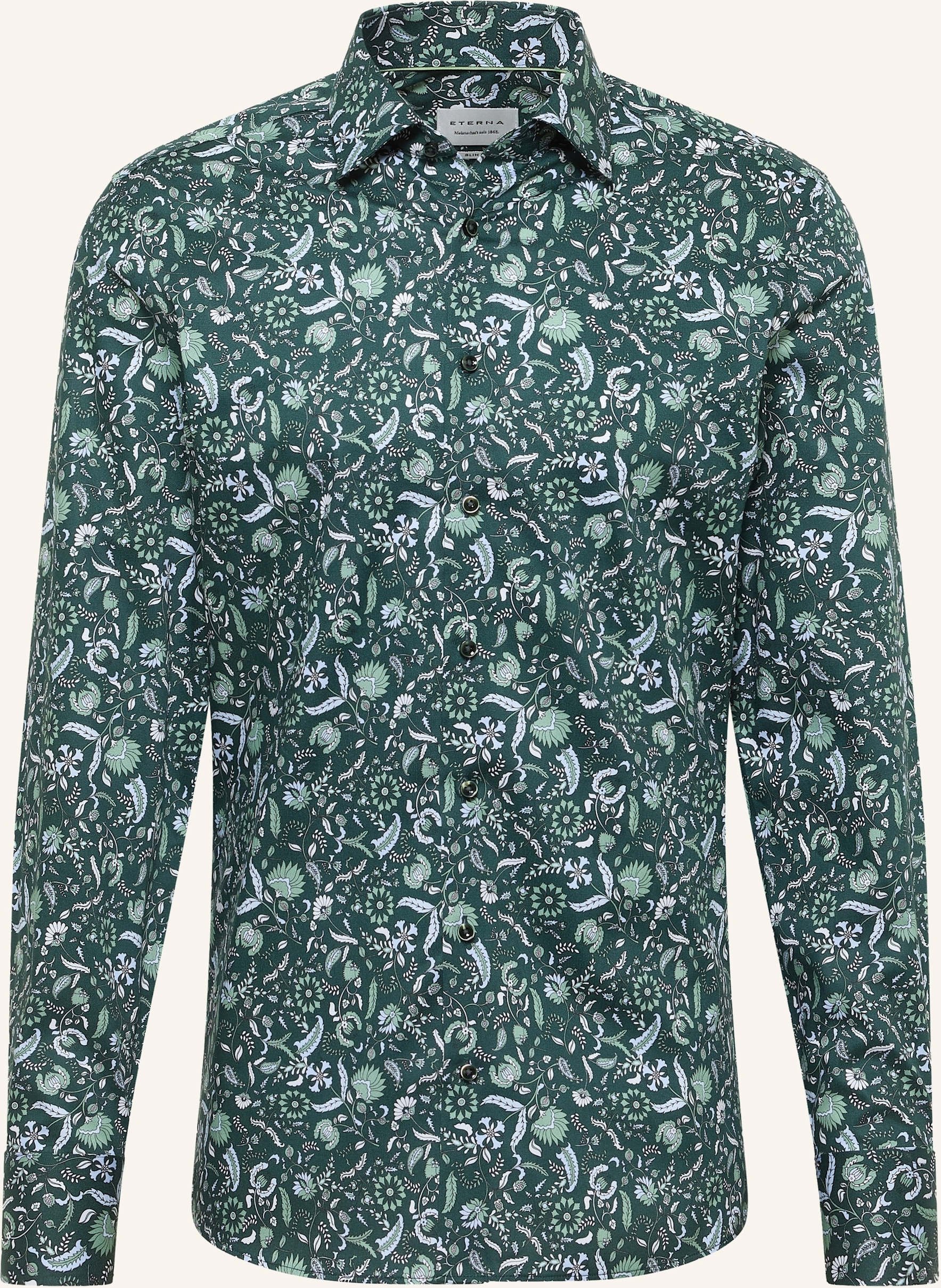 Eterna Hemd Slim Fit gruen