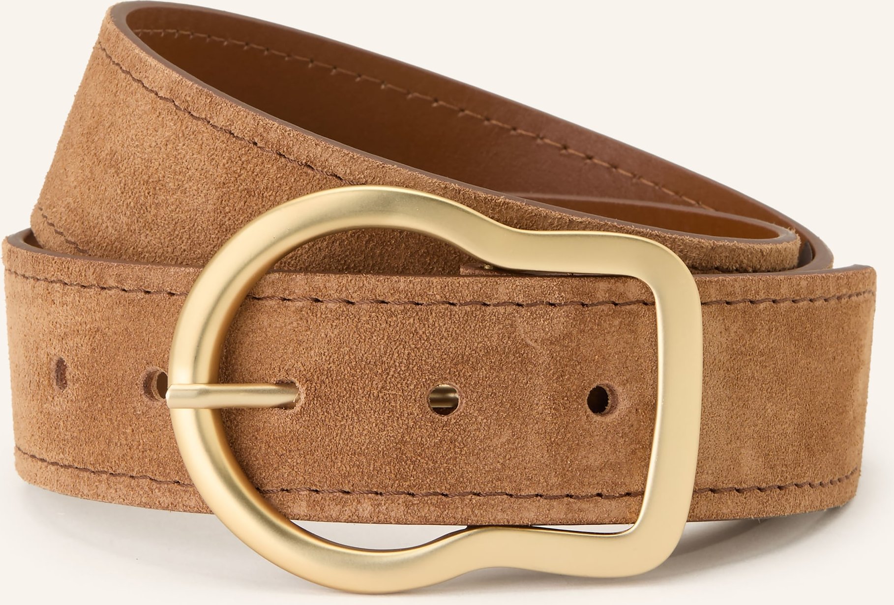 Dorothee Schumacher Ledergürtel Suede Sensation beige