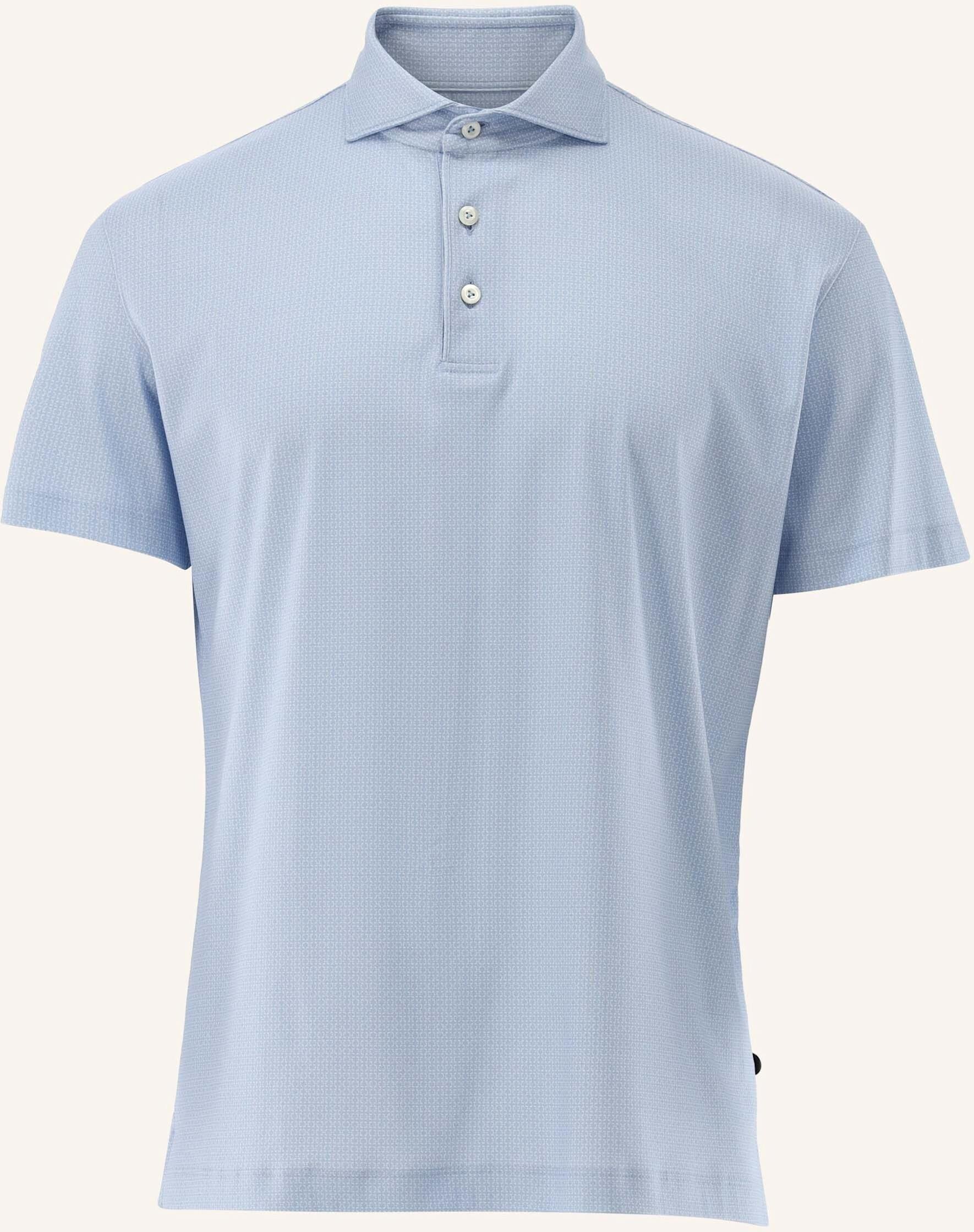 Van Laack Hemd Polo blau