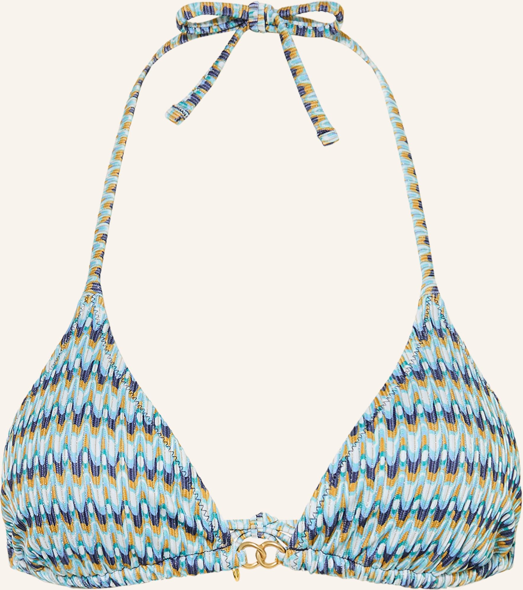 Banana Moon Couture Triangel-Bikini-Top Jotrao Nerea Mit Glitzergarn gruen