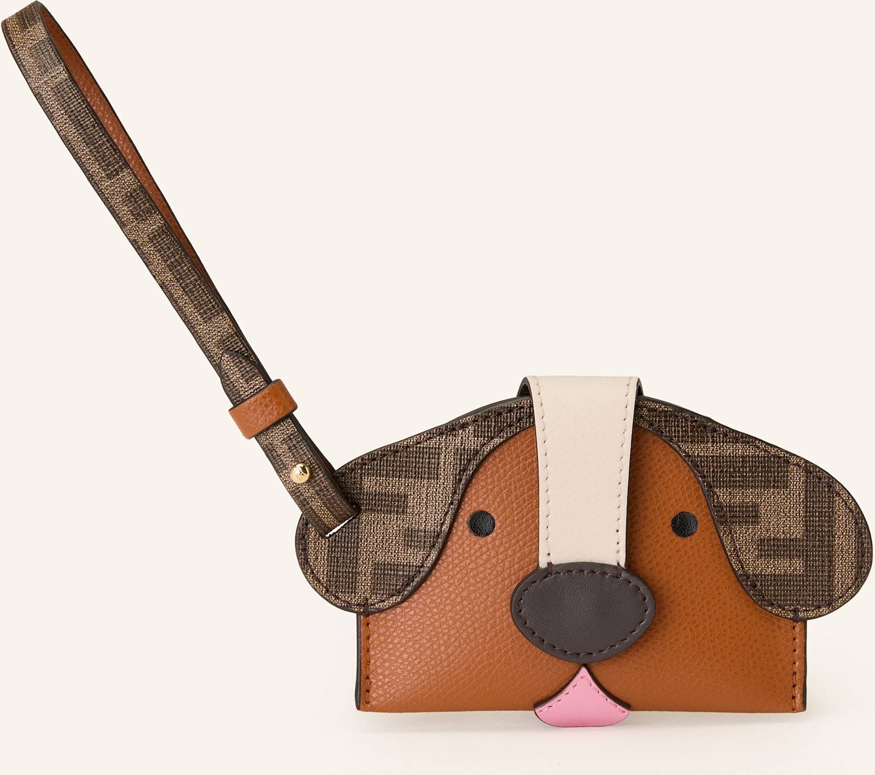 Fendi Kartenetui Best Friends Forever braun