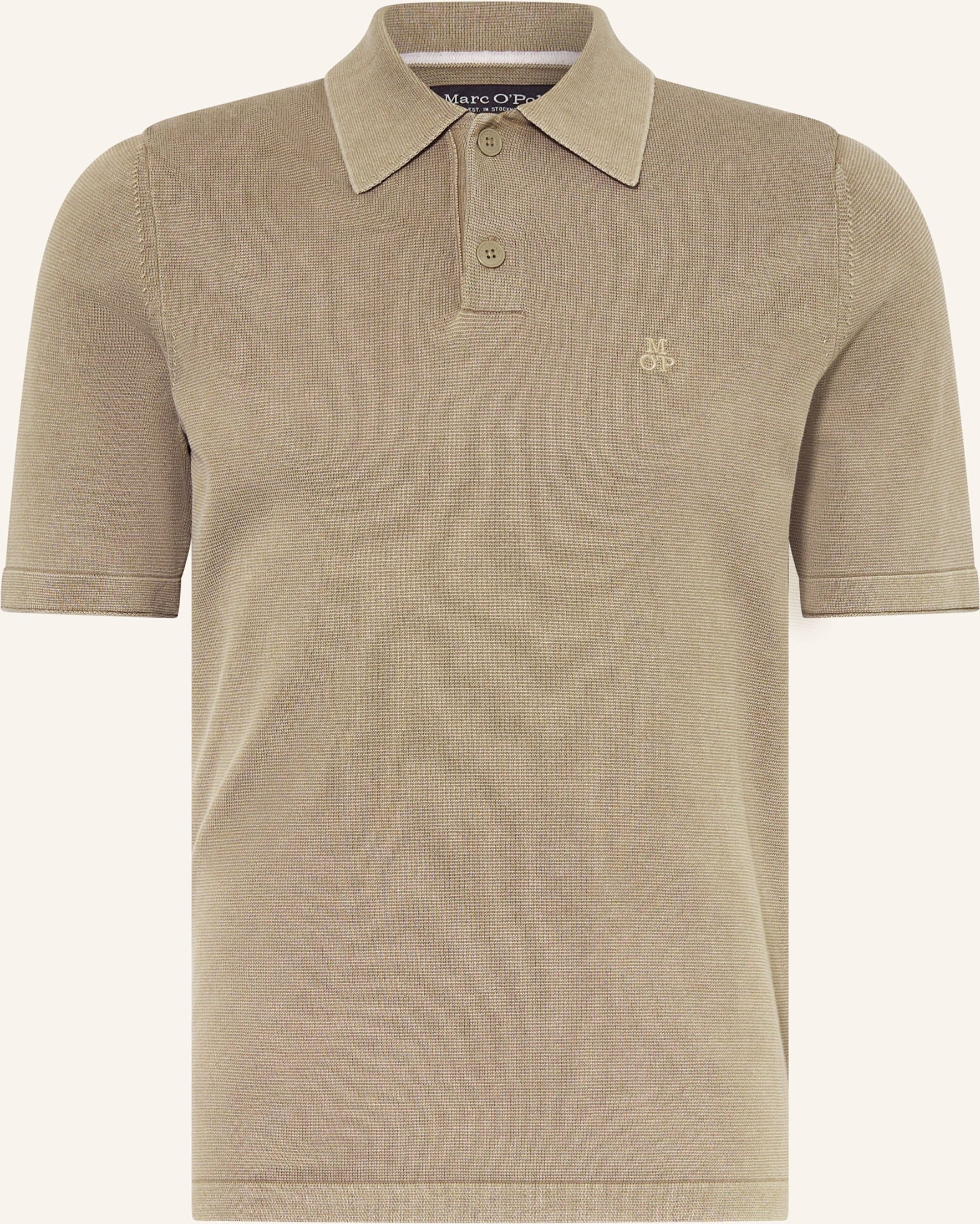 Marc O'polo Strick-Poloshirt braun