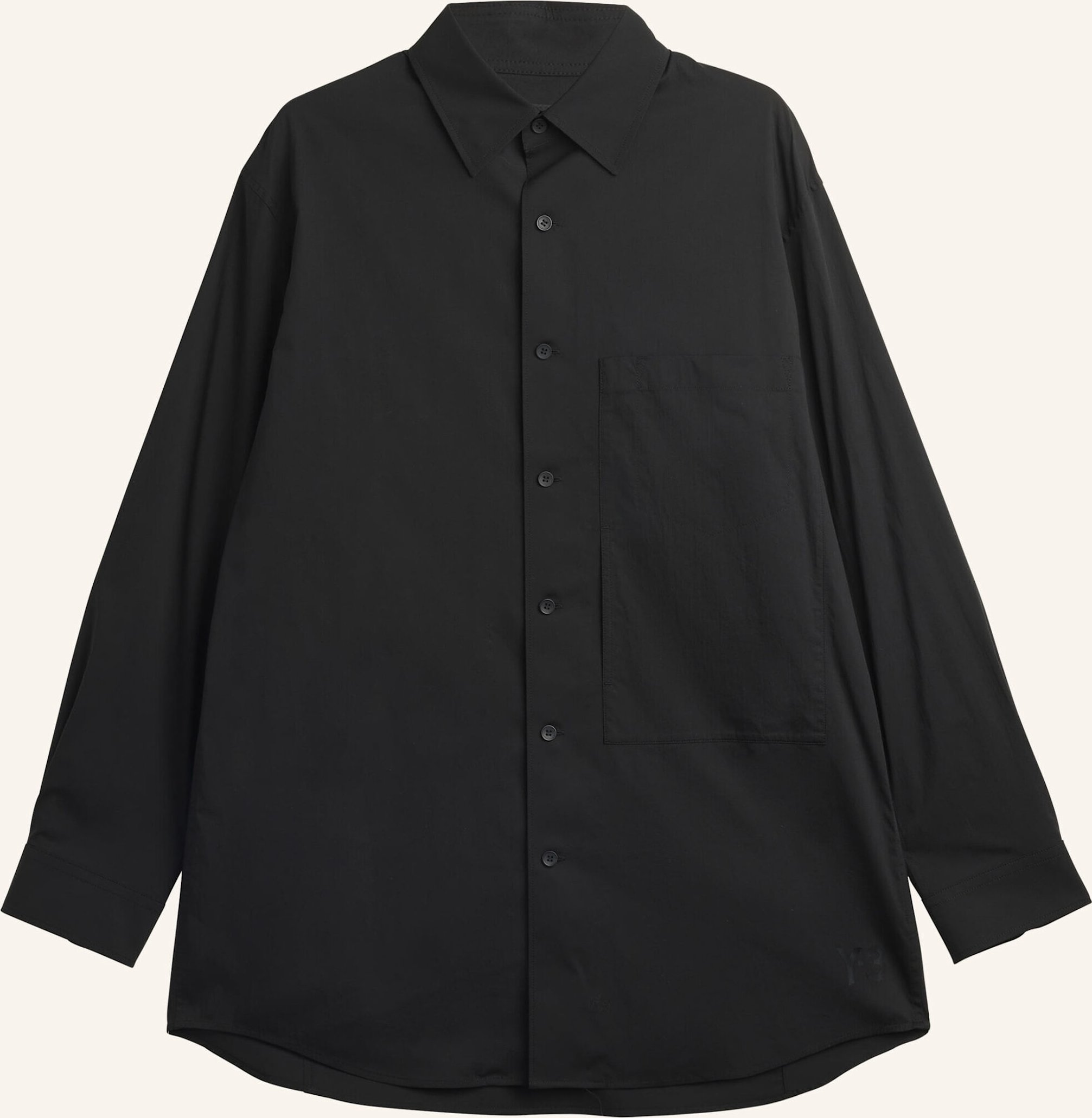 Y-3 Y-3 Sporty Cotton Shirt schwarz
