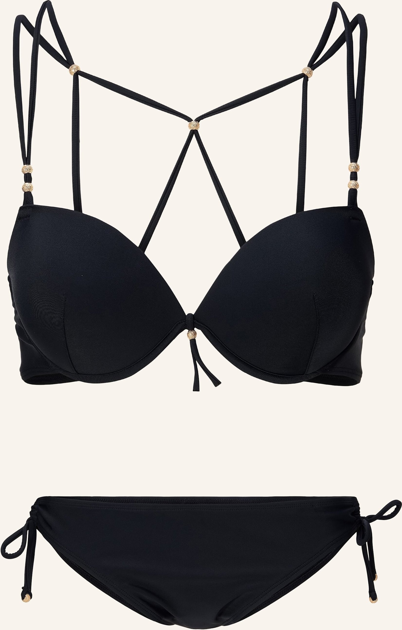 Lingadore Halterneck Bikiniset schwarz