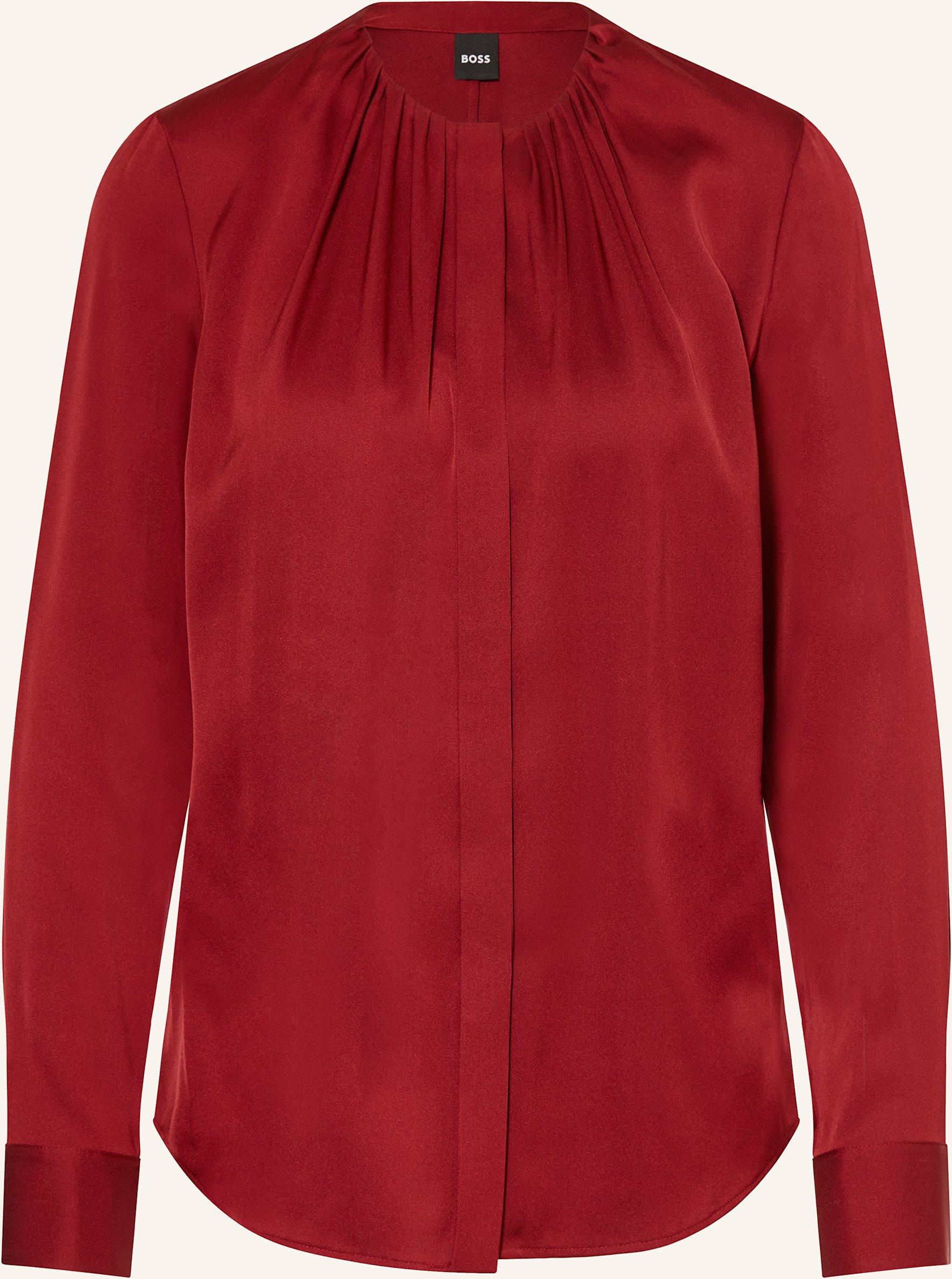 Boss Seidenbluse Banorah rot