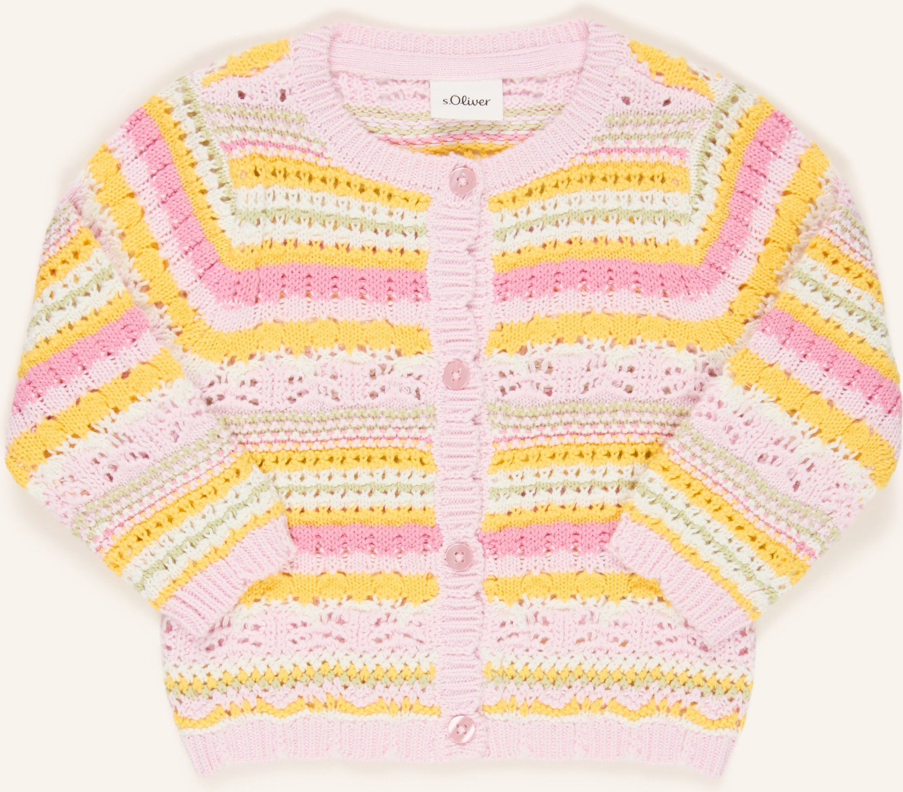 S.Oliver Red Strickjacke rosa