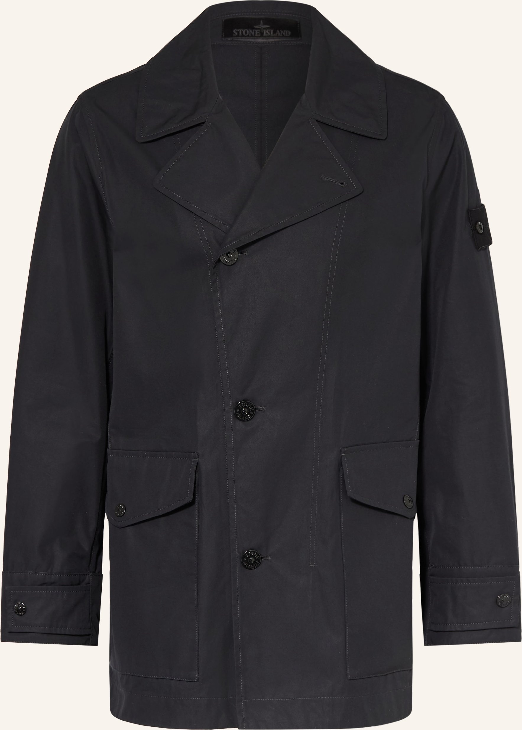 Stone Island Funktionsjacke Ghost schwarz