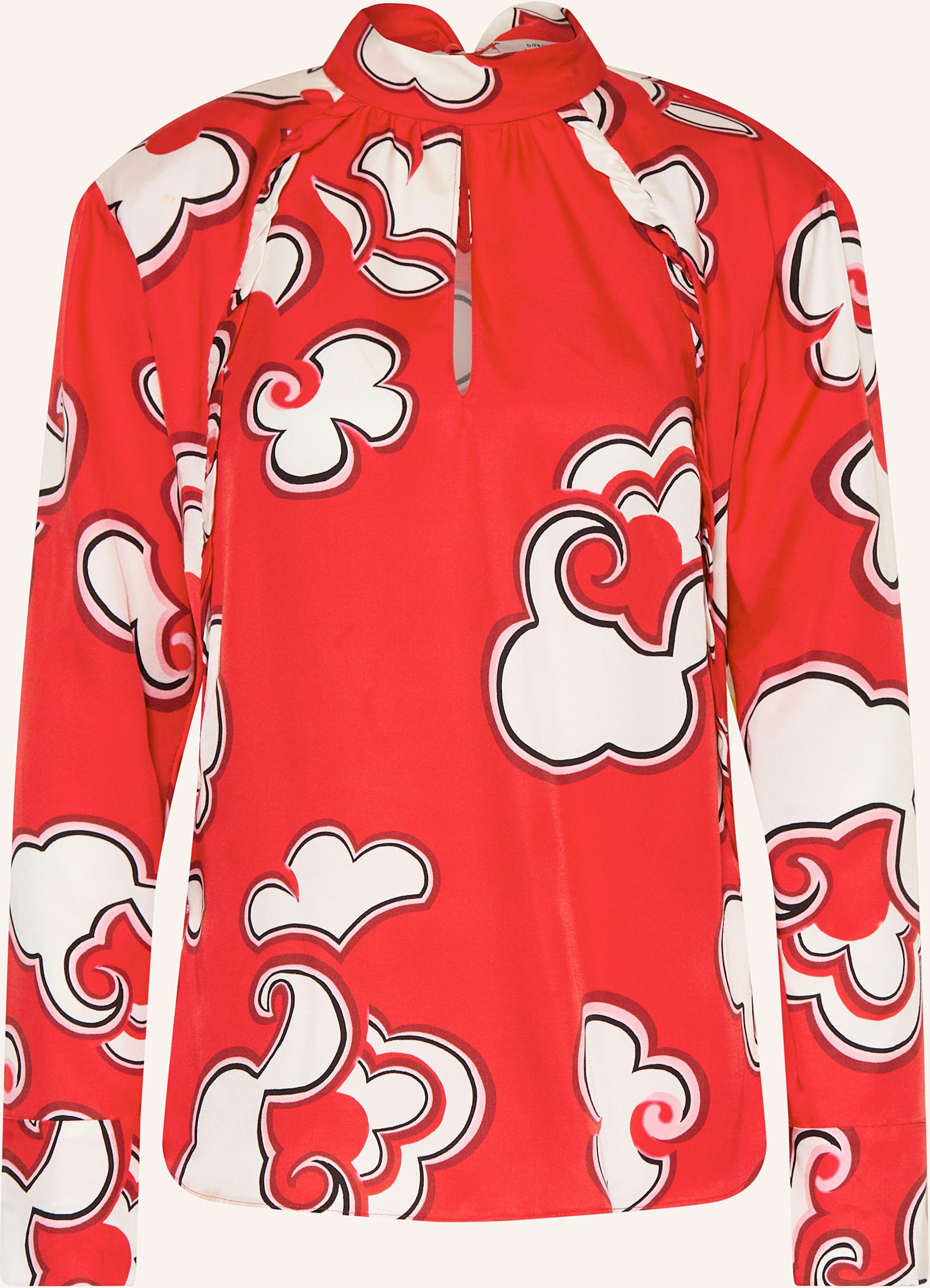 Dorothee Schumacher Schluppenbluse Soft Florals Mit Cut-Out rot