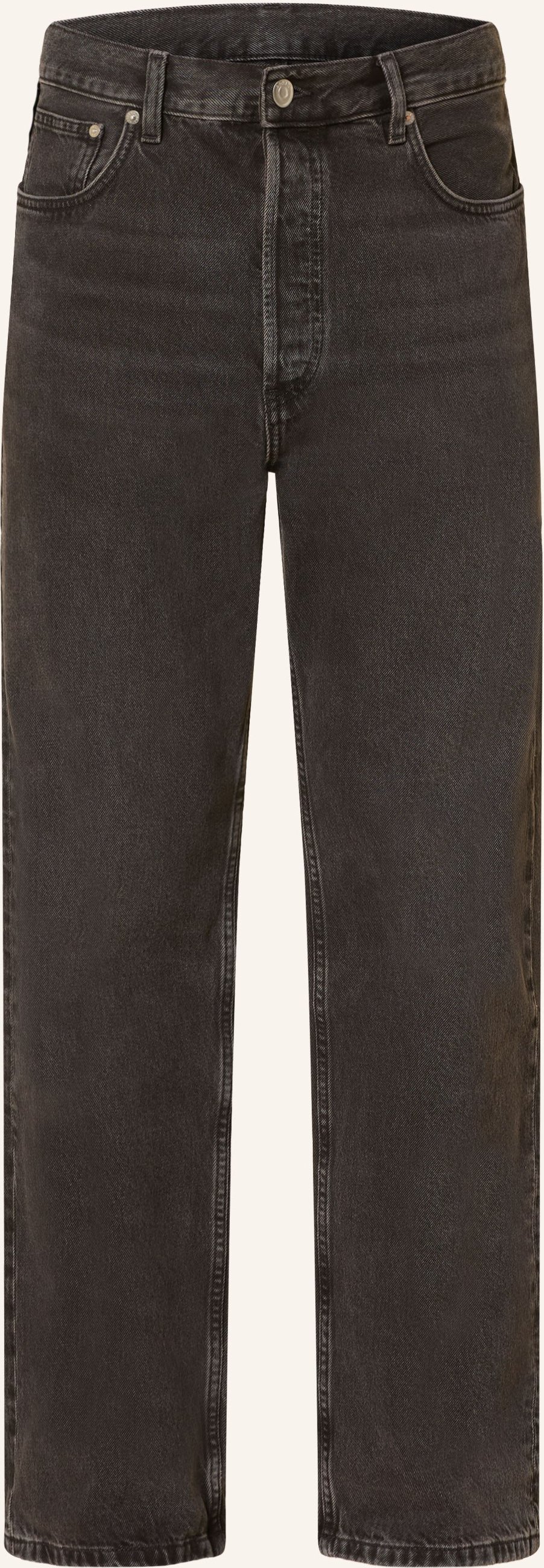 Arket Jeans Regular Fit schwarz