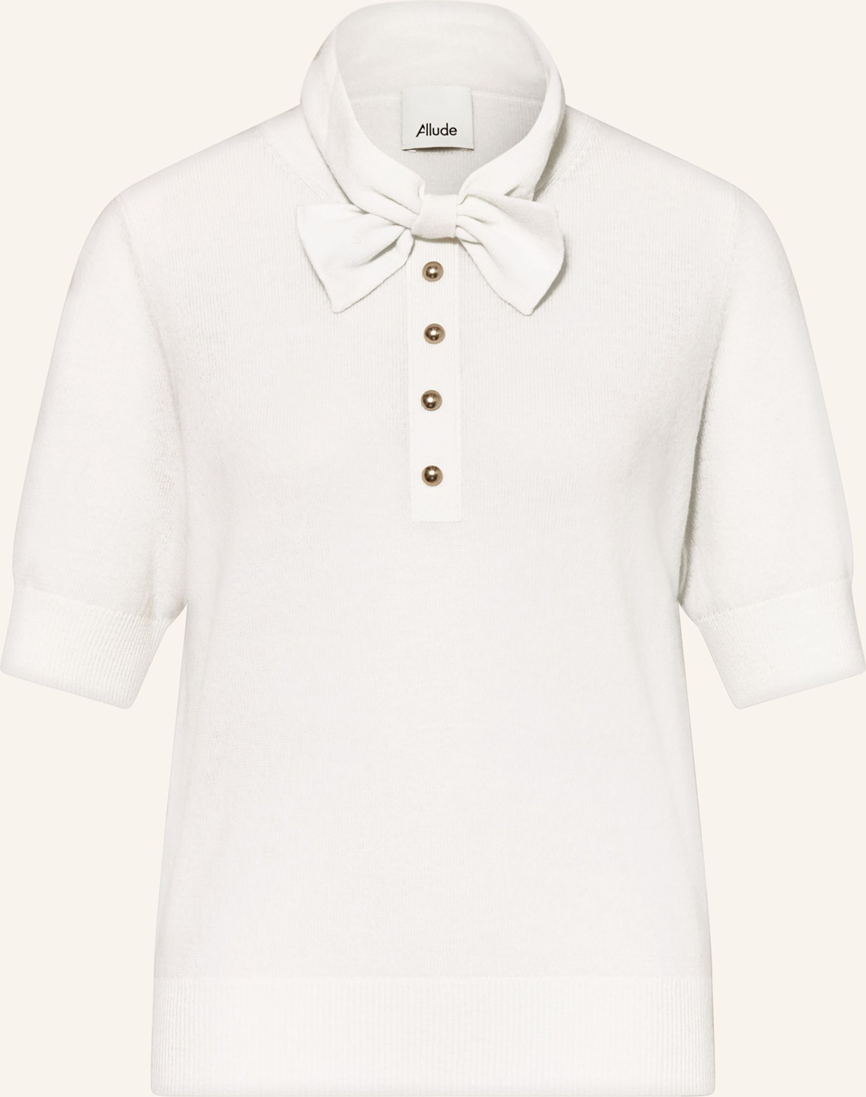 Allude Strickshirt weiss