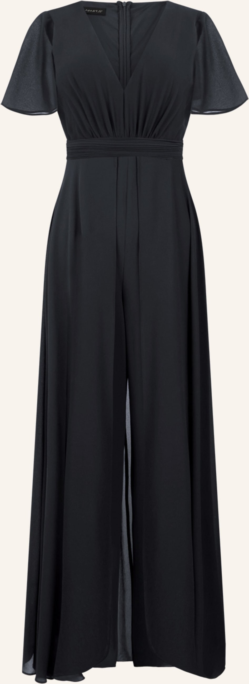 Apart Jumpsuit Mit Volants schwarz