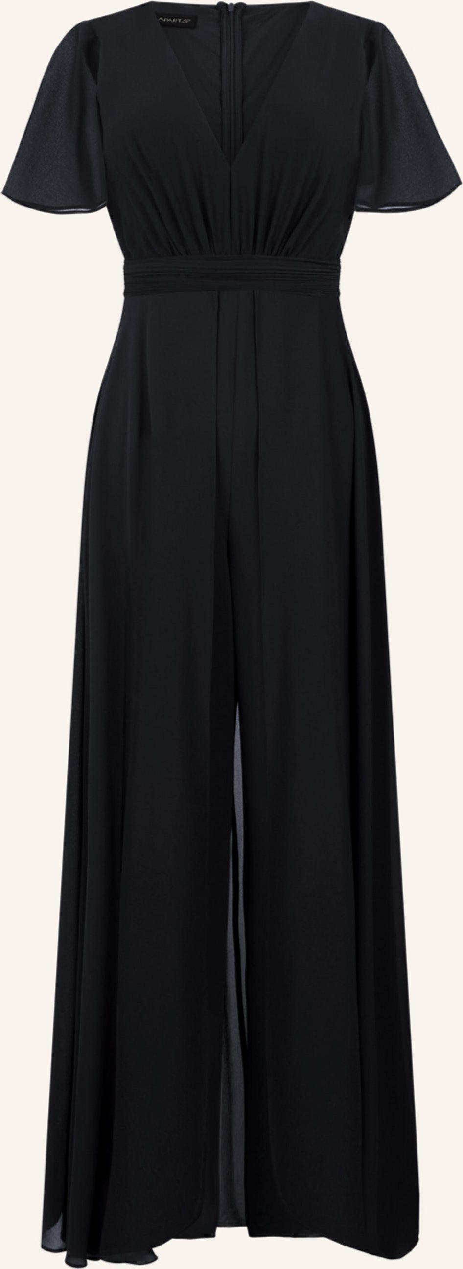 Apart Jumpsuit Mit Volants schwarz