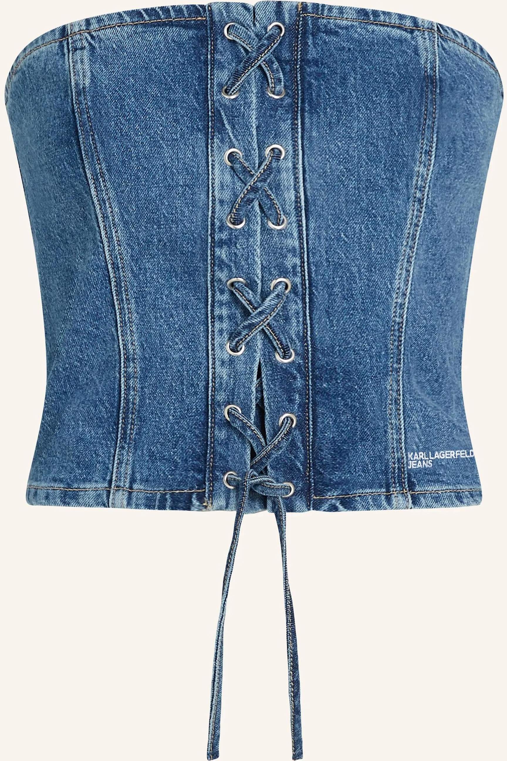 Karl Lagerfeld Jeans Top blau