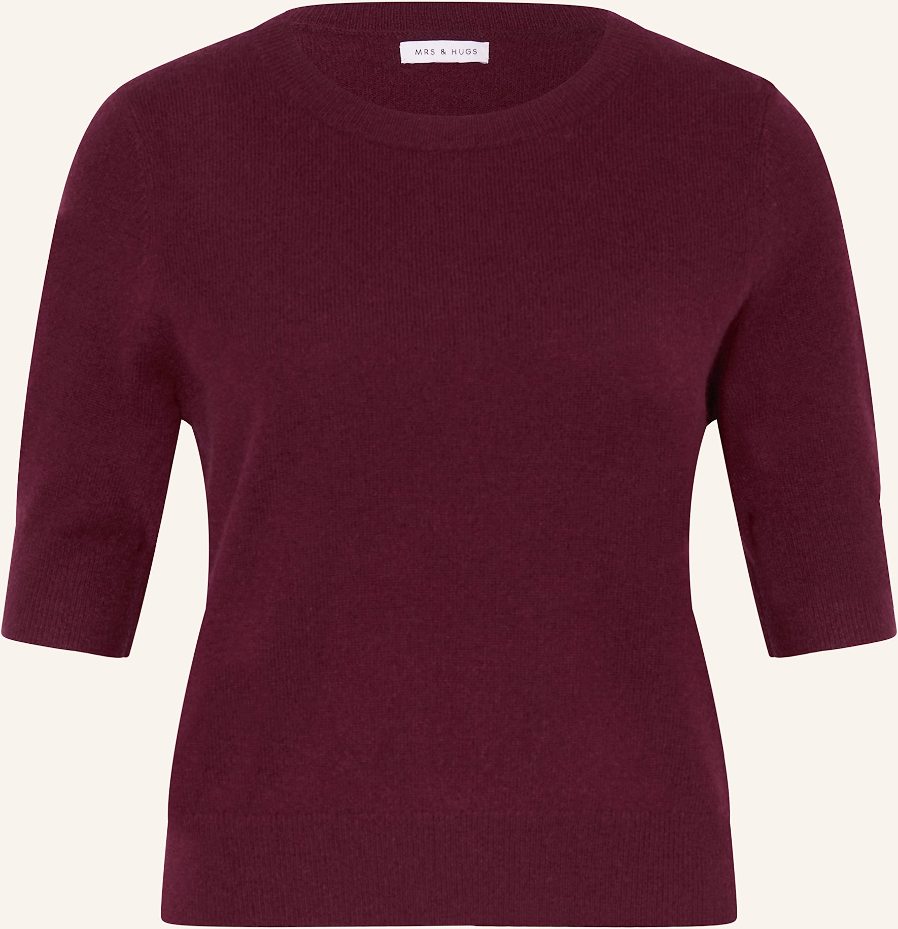 Mrs & Hugs Strickshirt Aus Cashmere rot