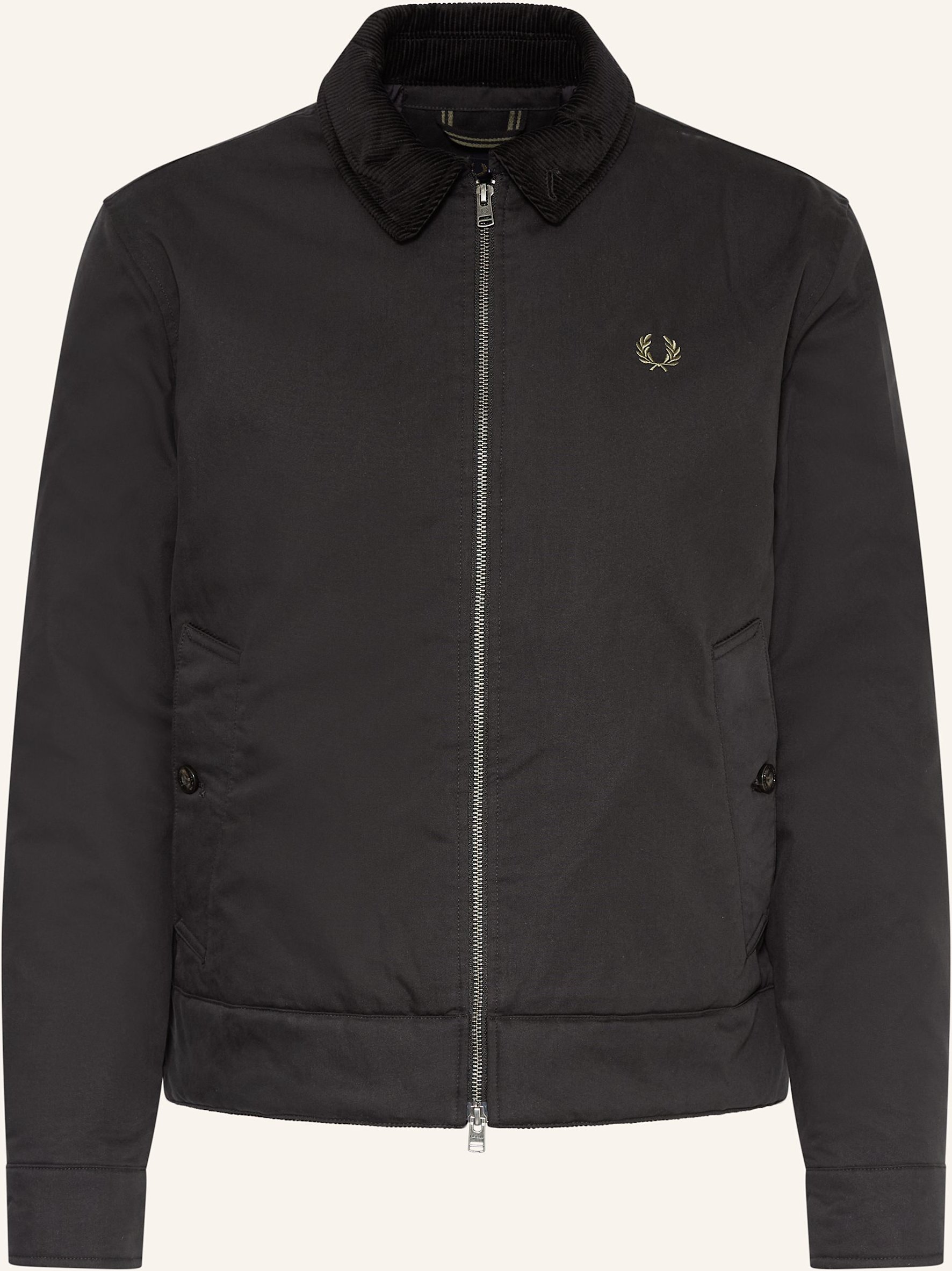 Fred Perry Jacke schwarz