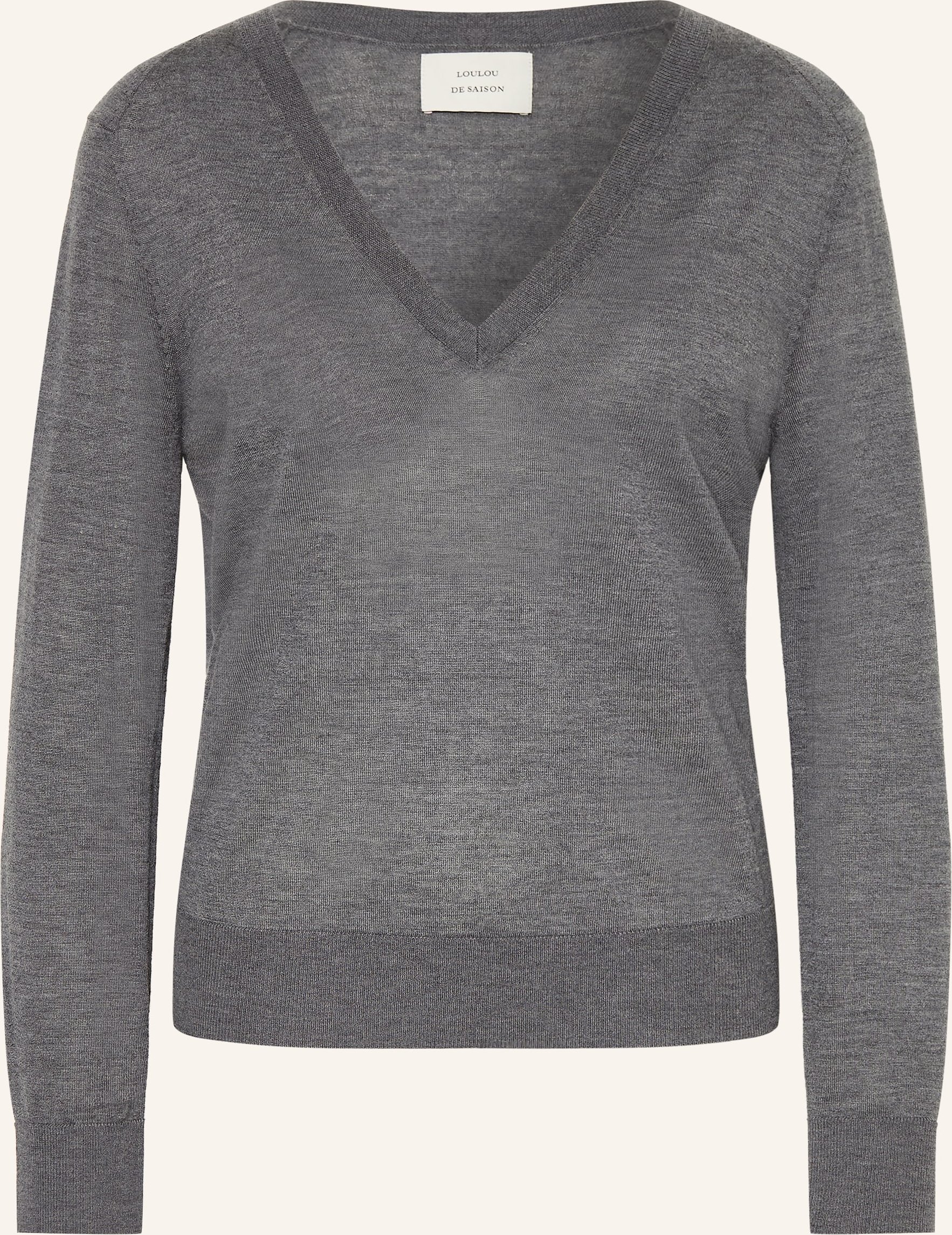 Loulou De Saison Cashmere-Pullover Julio grau
