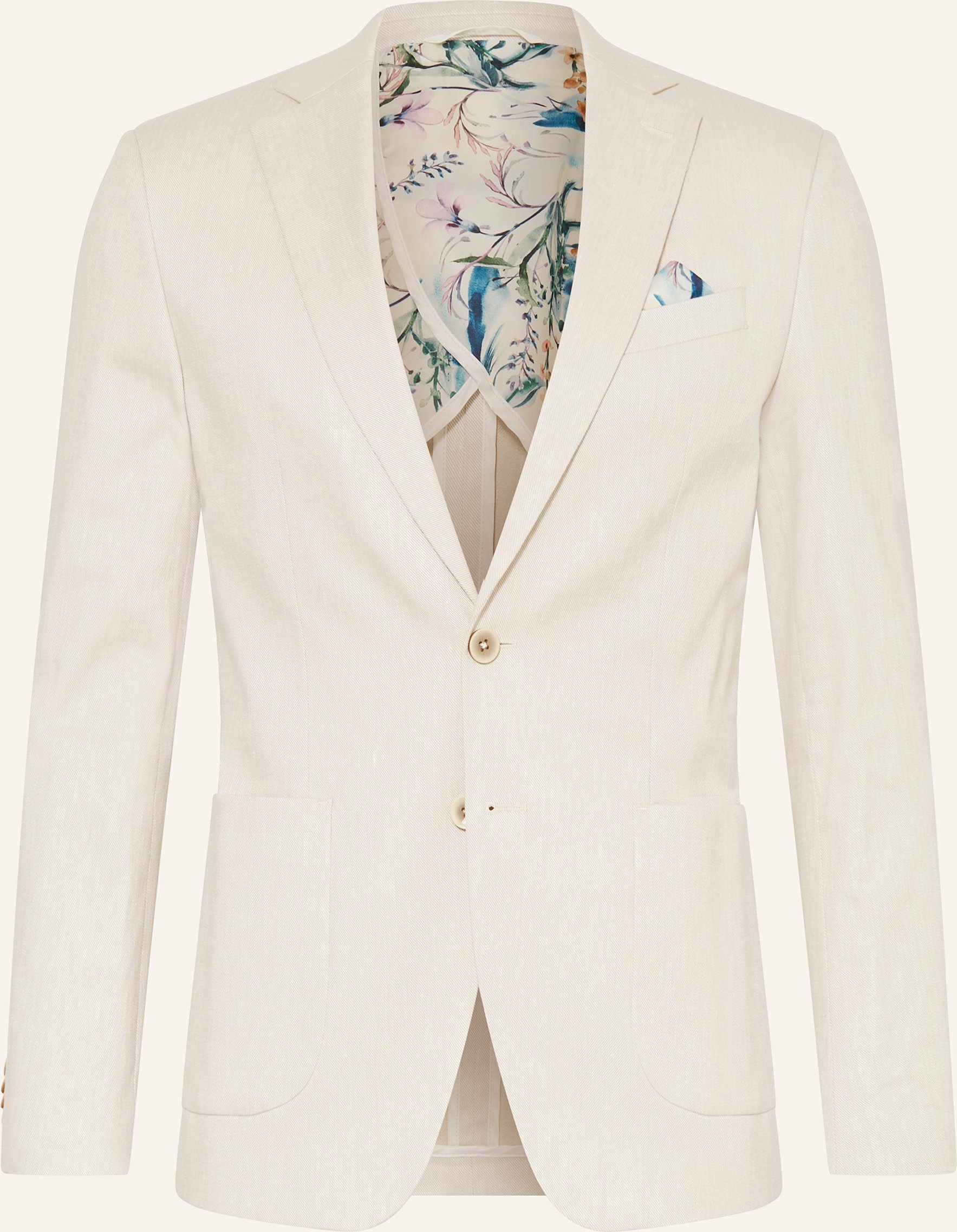 Paul Anzugsakko Extra Slim Fit Mit Leinen beige