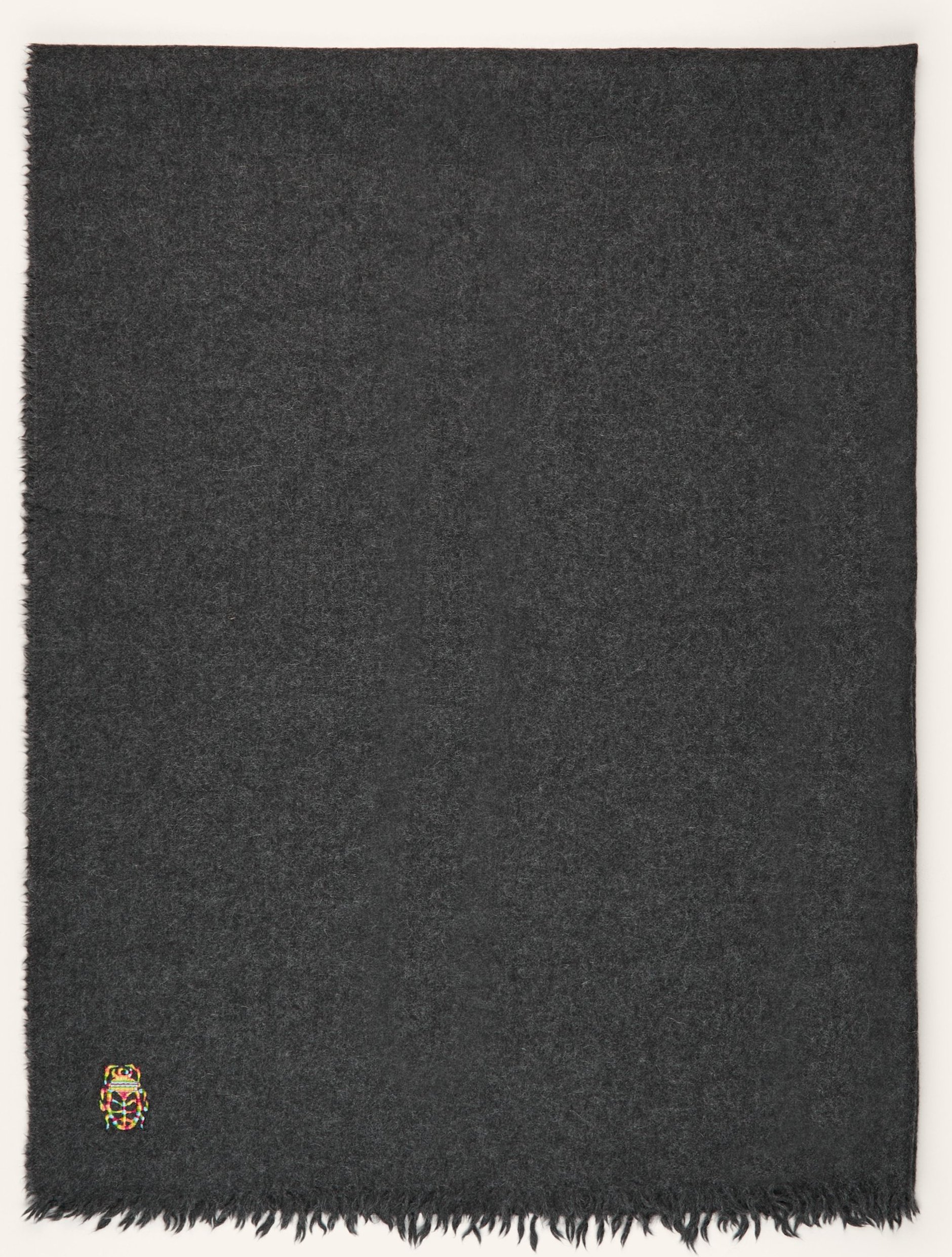 Zoeppritz Alpaka-Plaid Mad Attitude grau