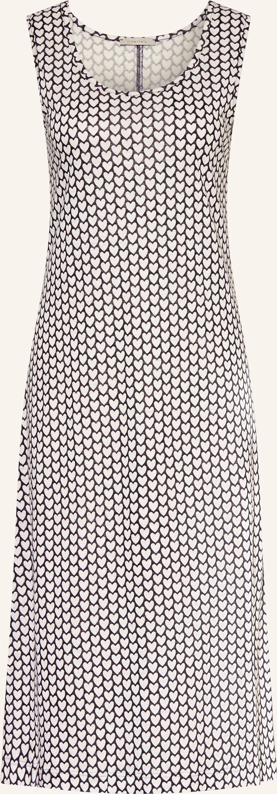 Lilienfels Jerseykleid Aus Leinen schwarz