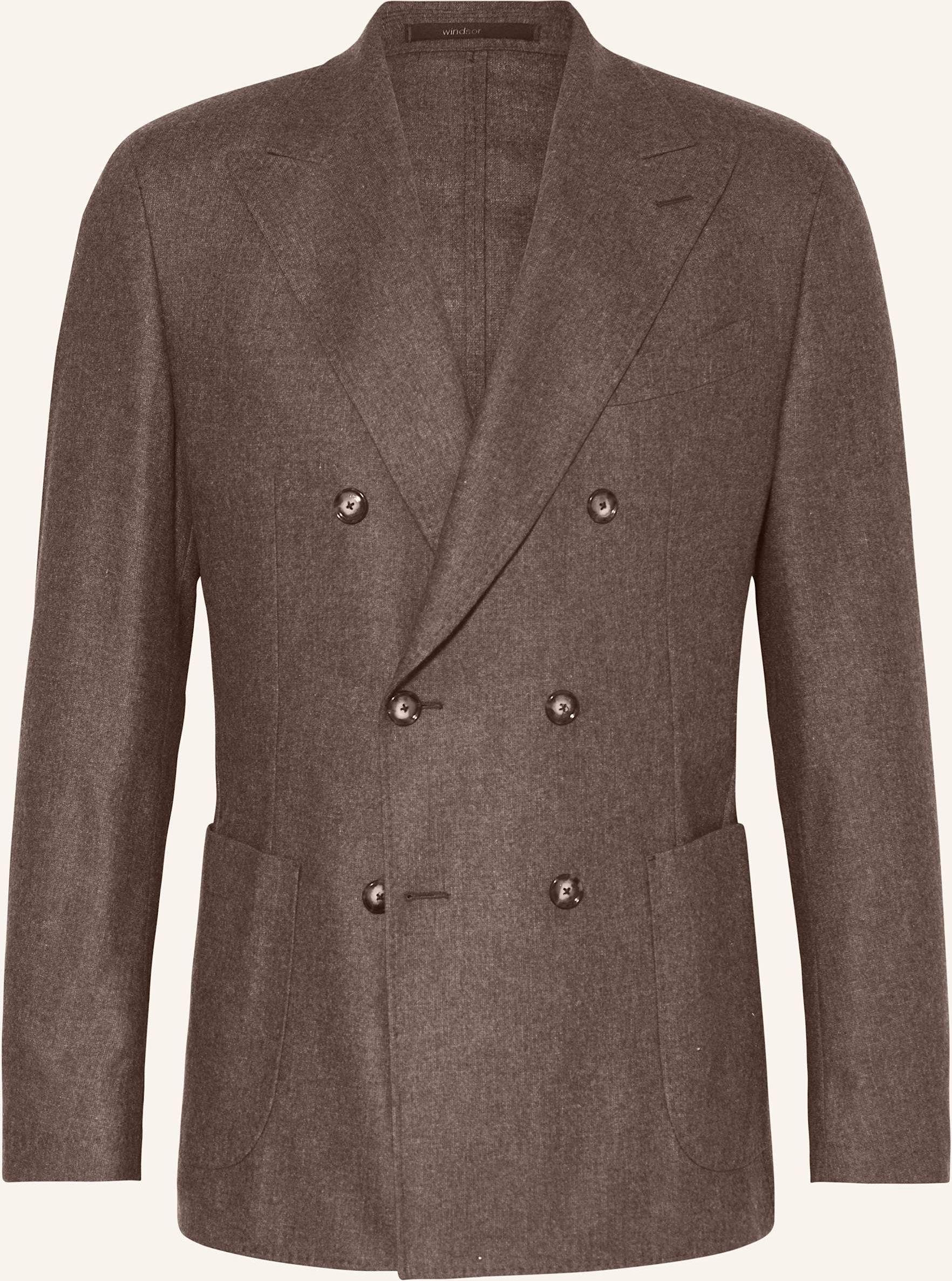 Windsor. Anzugsakko Salio Slim Fit braun