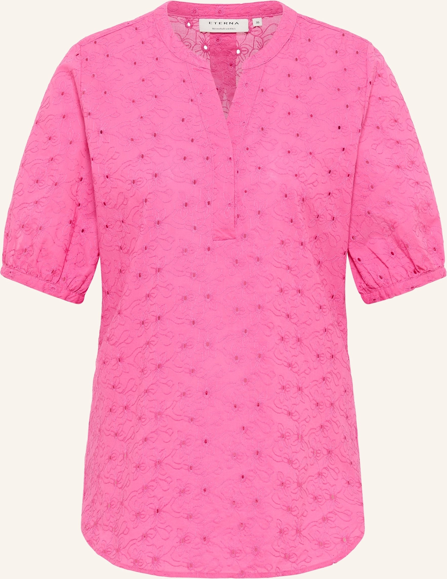 Thumbnail - Eterna Bluse Regular Fit pink