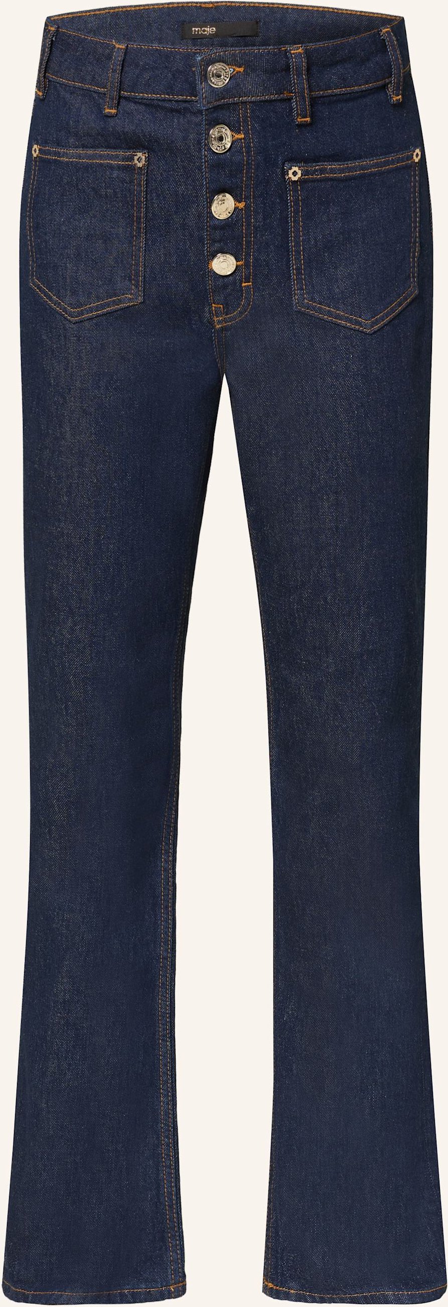 Maje Straight Jeans blau
