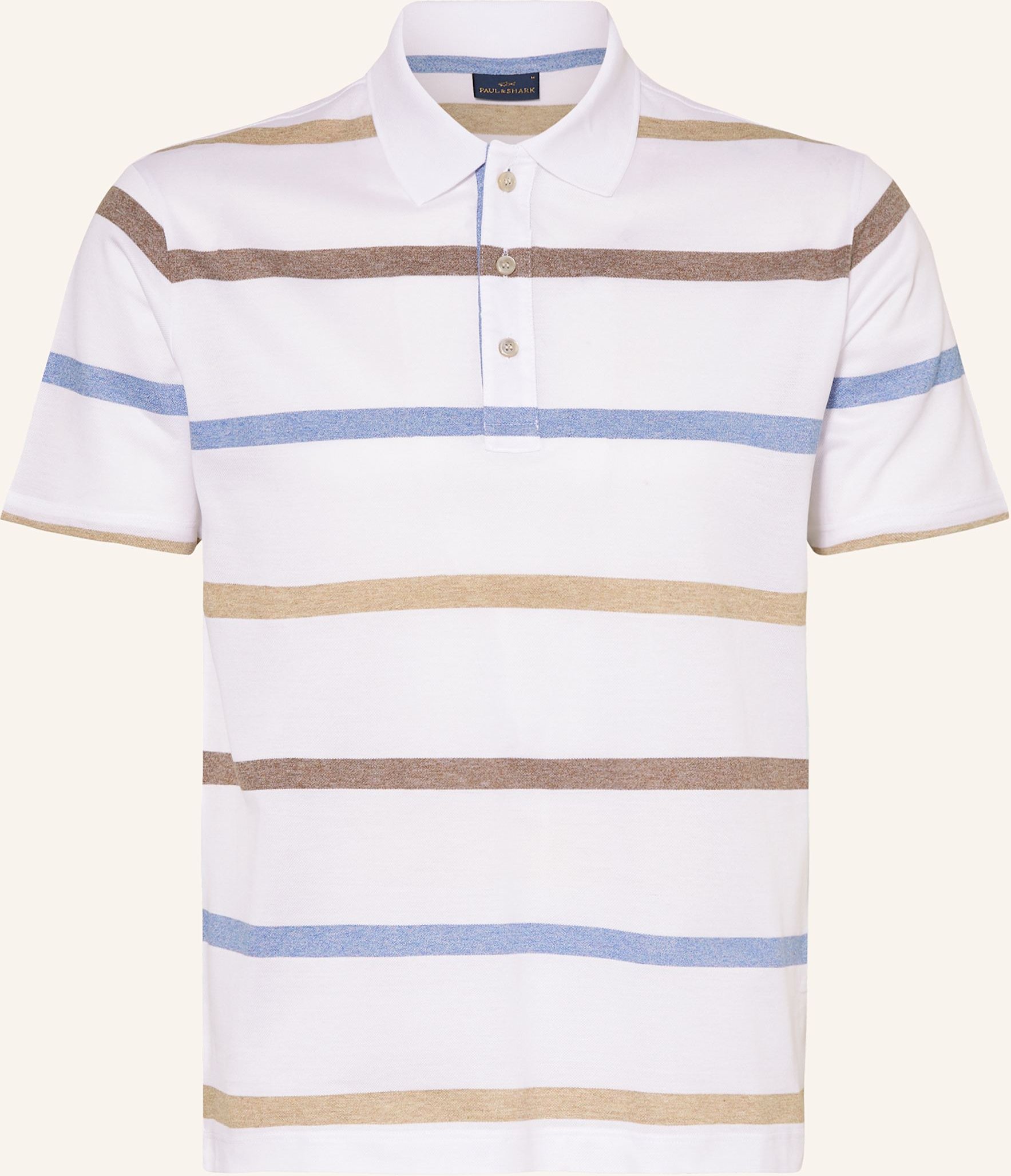 Paul & Shark Piqué-Poloshirt weiss