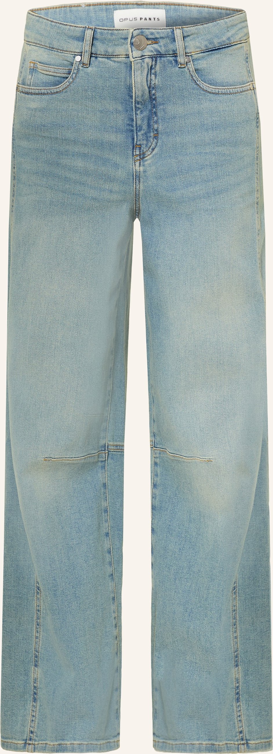 Opus Pants Wide Leg Jeans Melly Branch blau