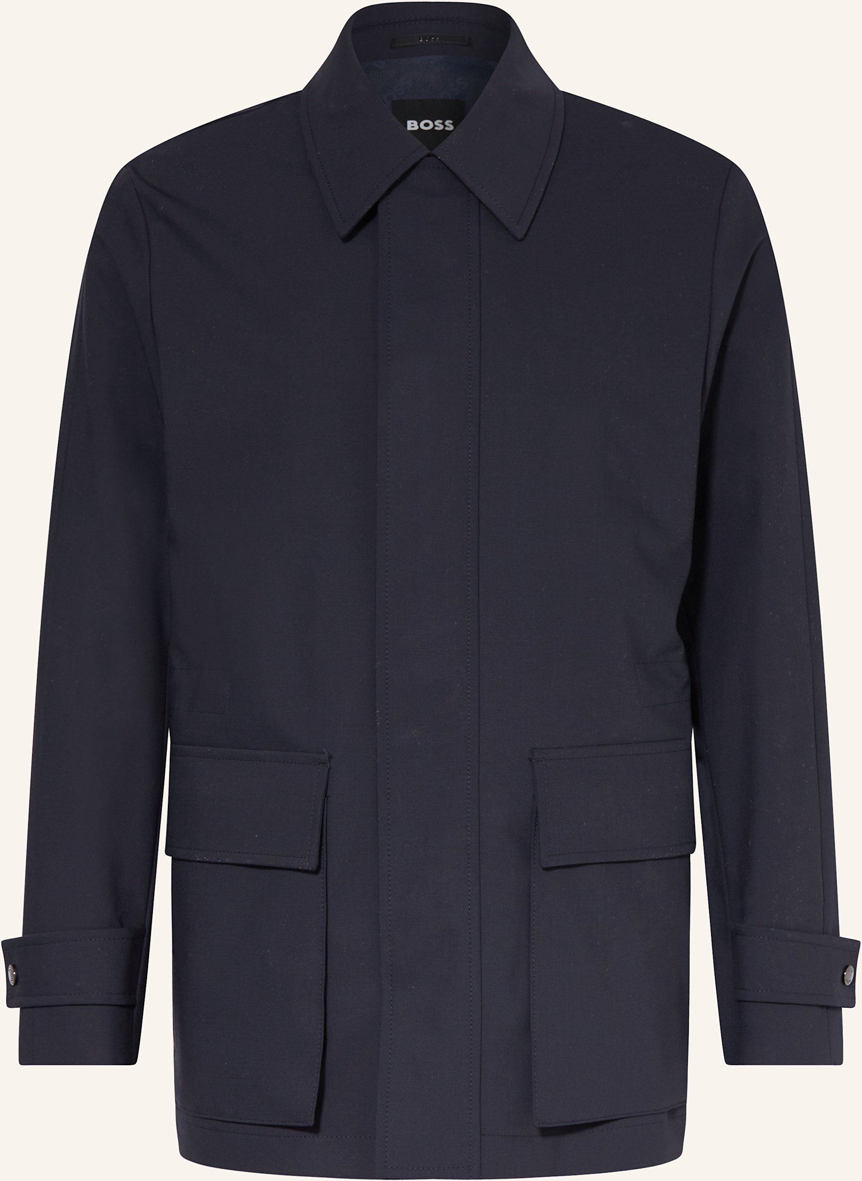 Boss Mantel Coxtan blau