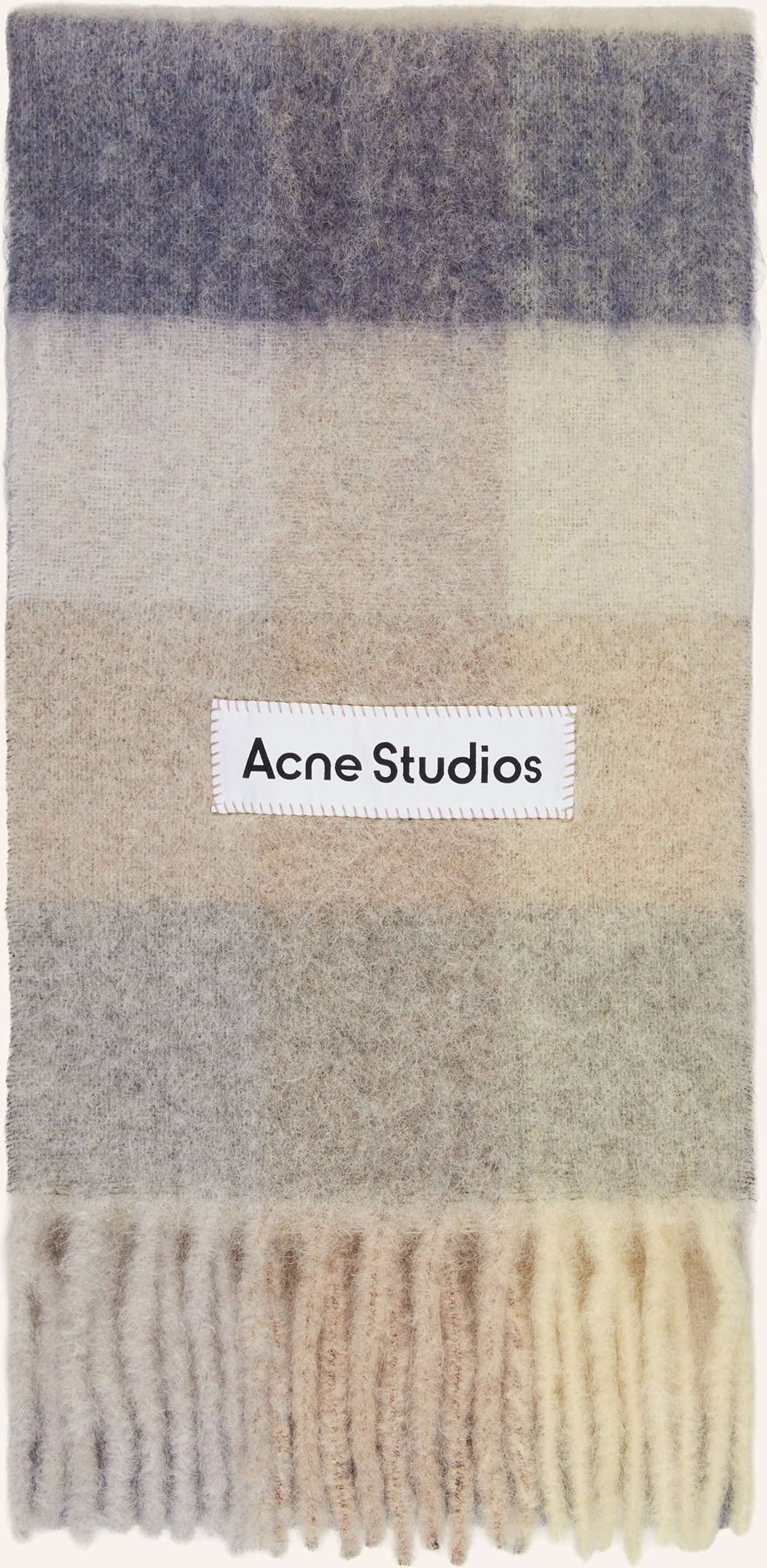 Acne Studios Schal Mit Alpaka beige