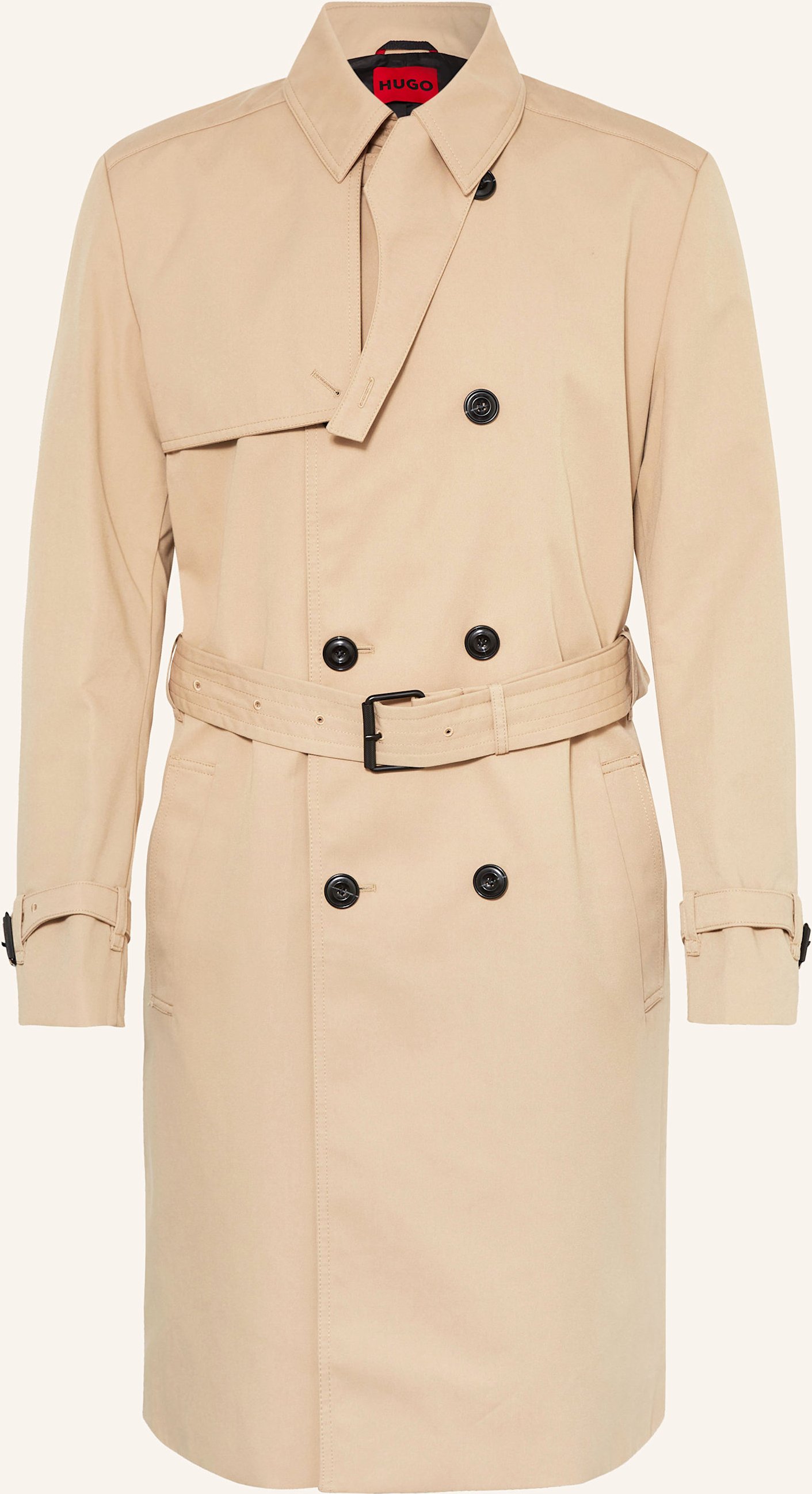 Thumbnail - Hugo Trenchcoat Maluks beige