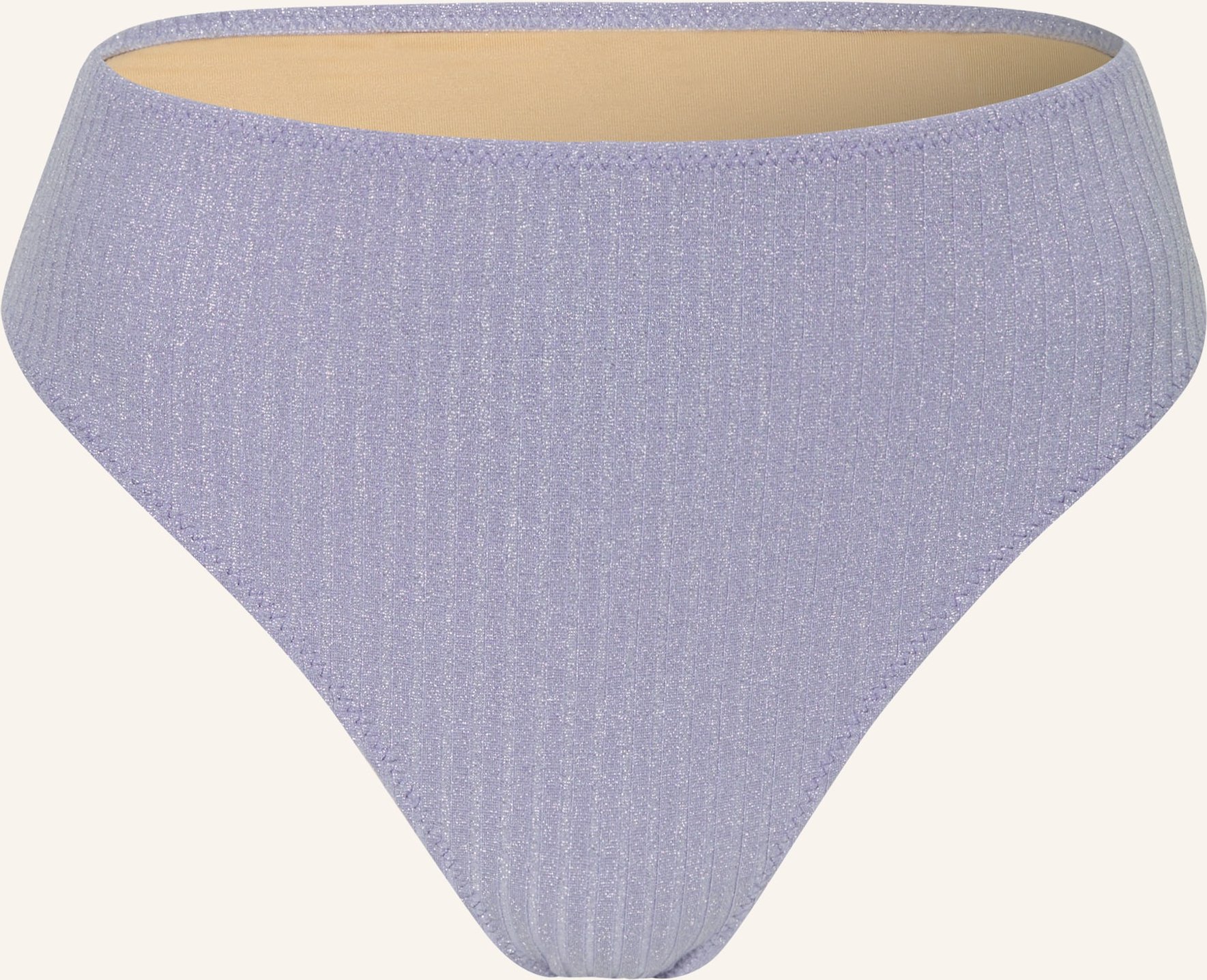 Marie Jo High-Waist-Bikini-Hose Tinjis Mit Glitzergarn lila