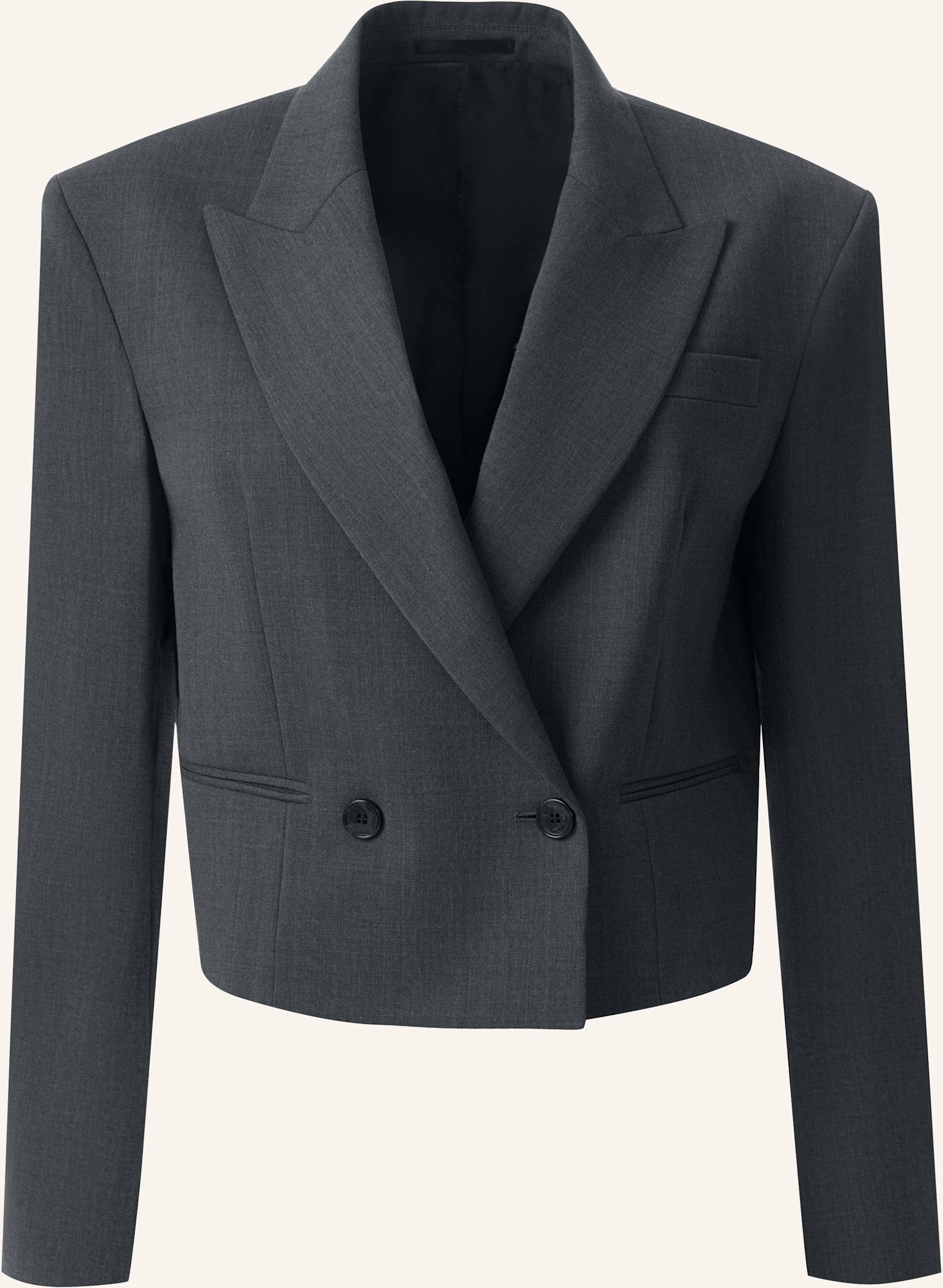 Pinxit Cropped-Blazer grau