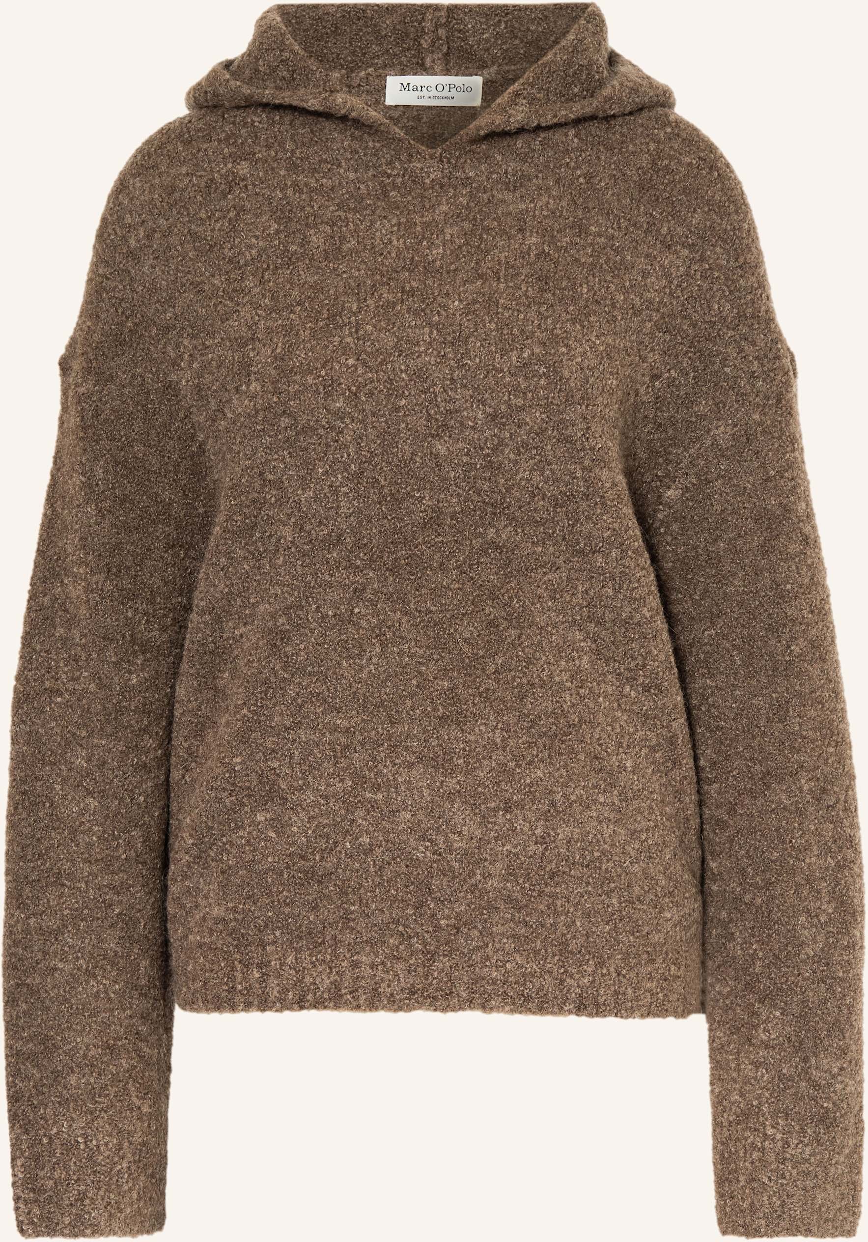 Marc O'polo Strick-Hoodie braun