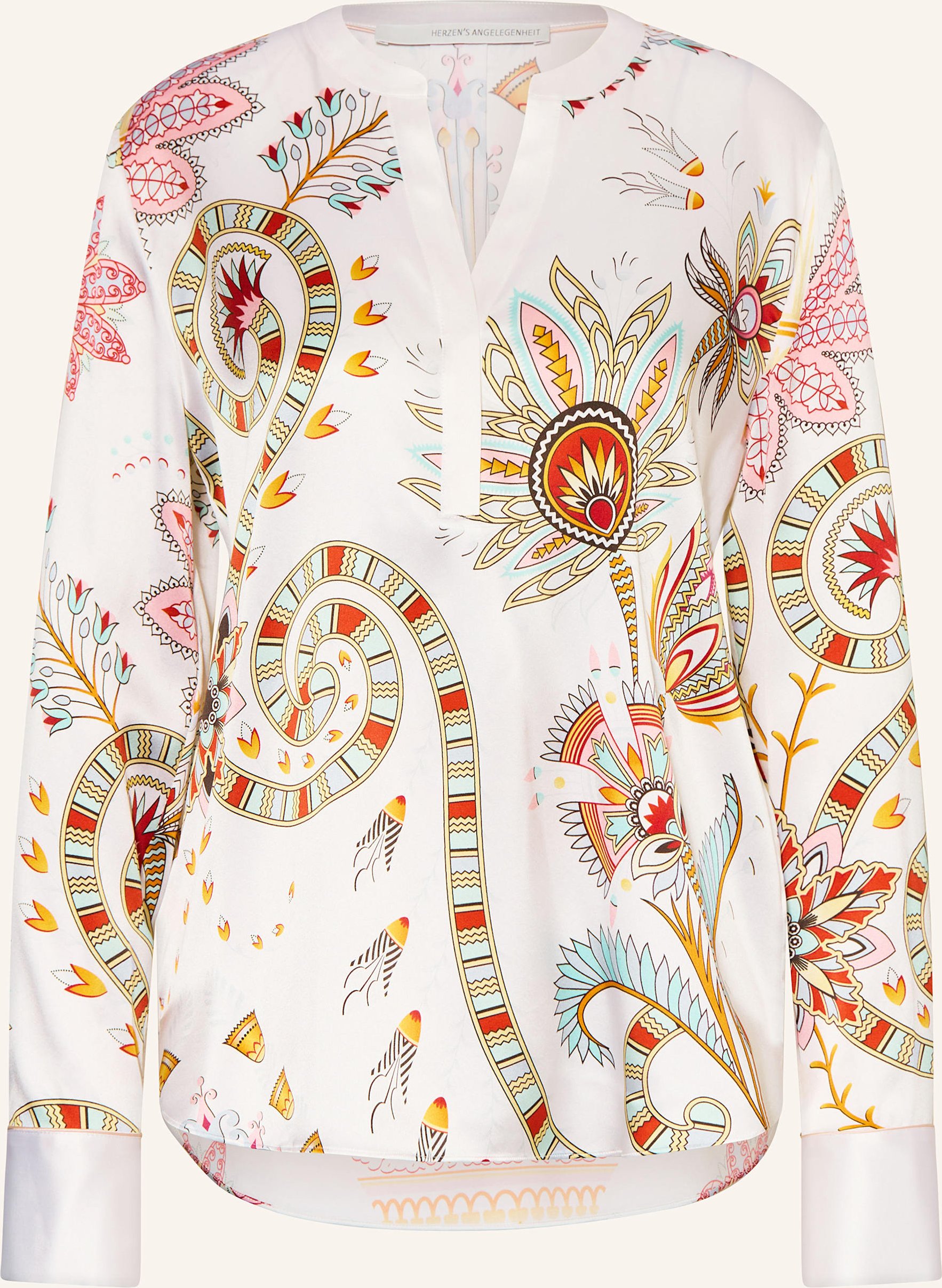 Herzen's Angelegenheit Blusenshirt Aus Seide rosa