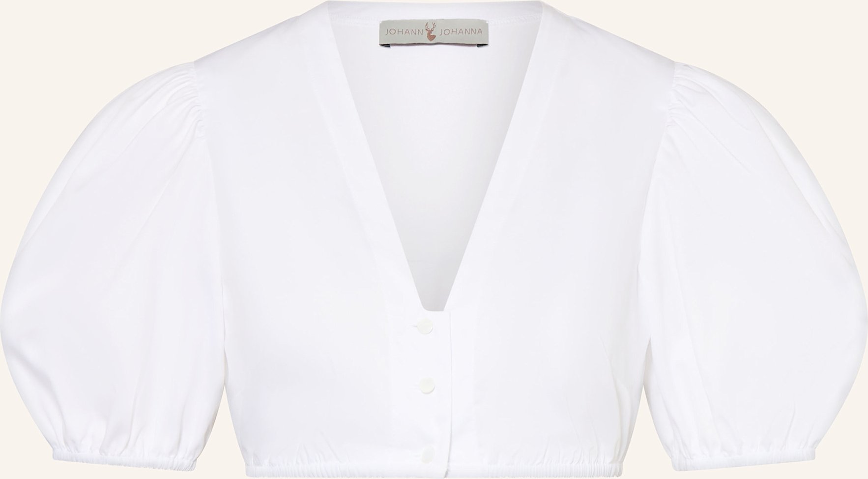 Johann & Johanna Dirndlbluse weiss