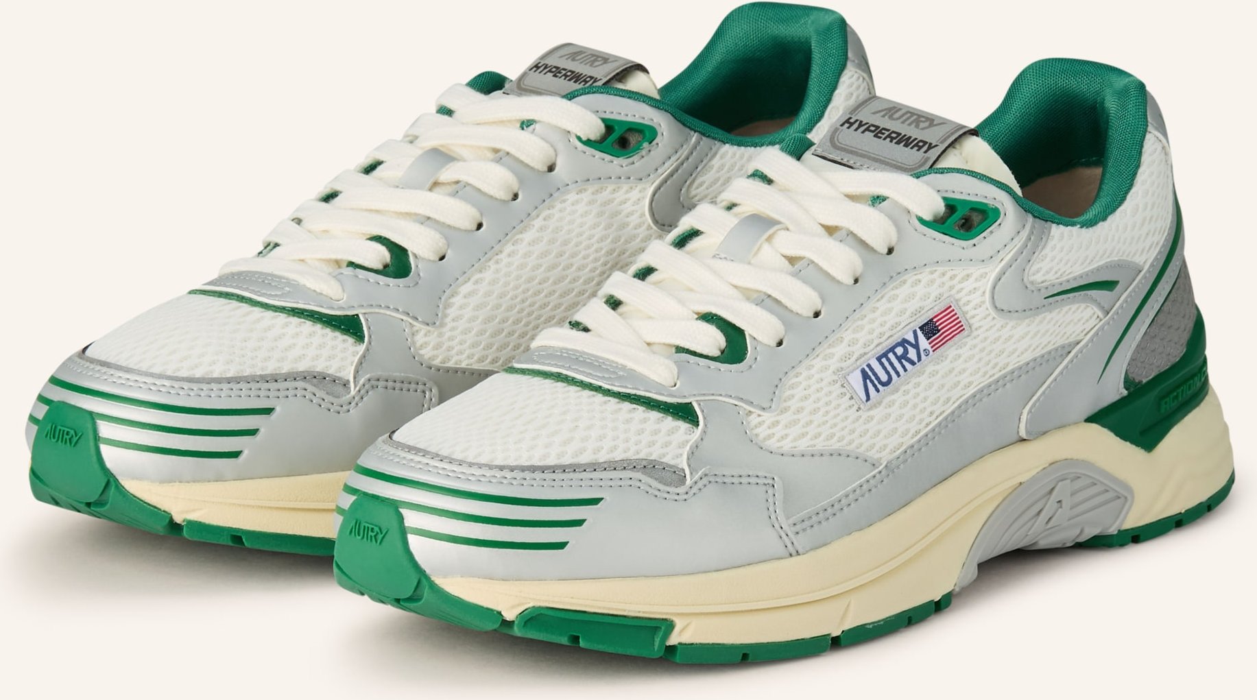 Autry Sneaker Hyperway Low weiss