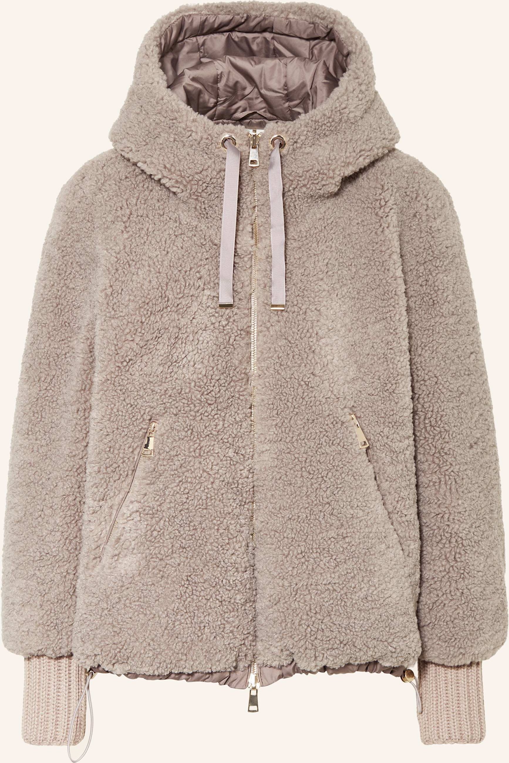 White Label Teddyfell-Jacke Zum Wenden beige