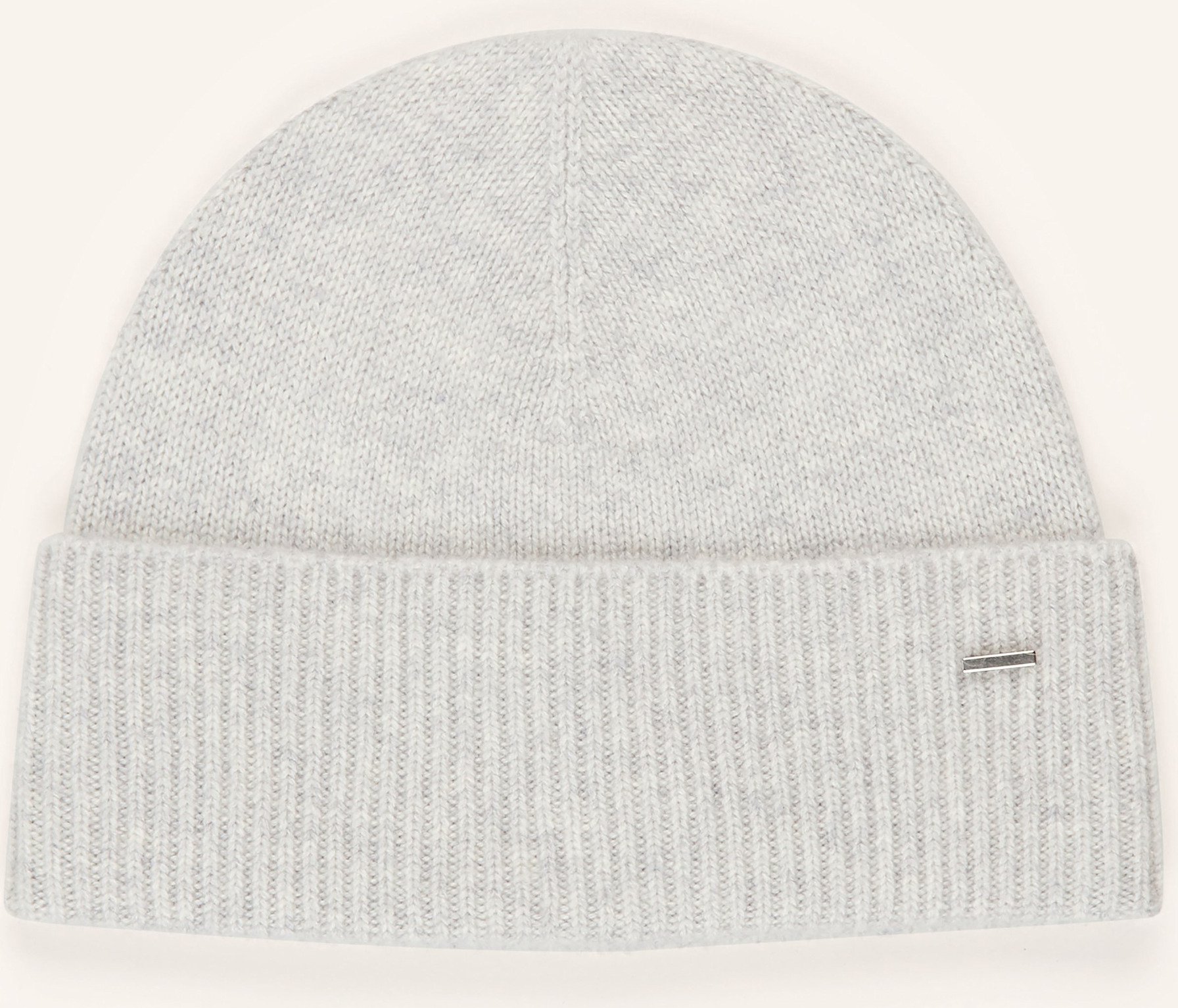 Boss Mütze Aus Cashmere grau