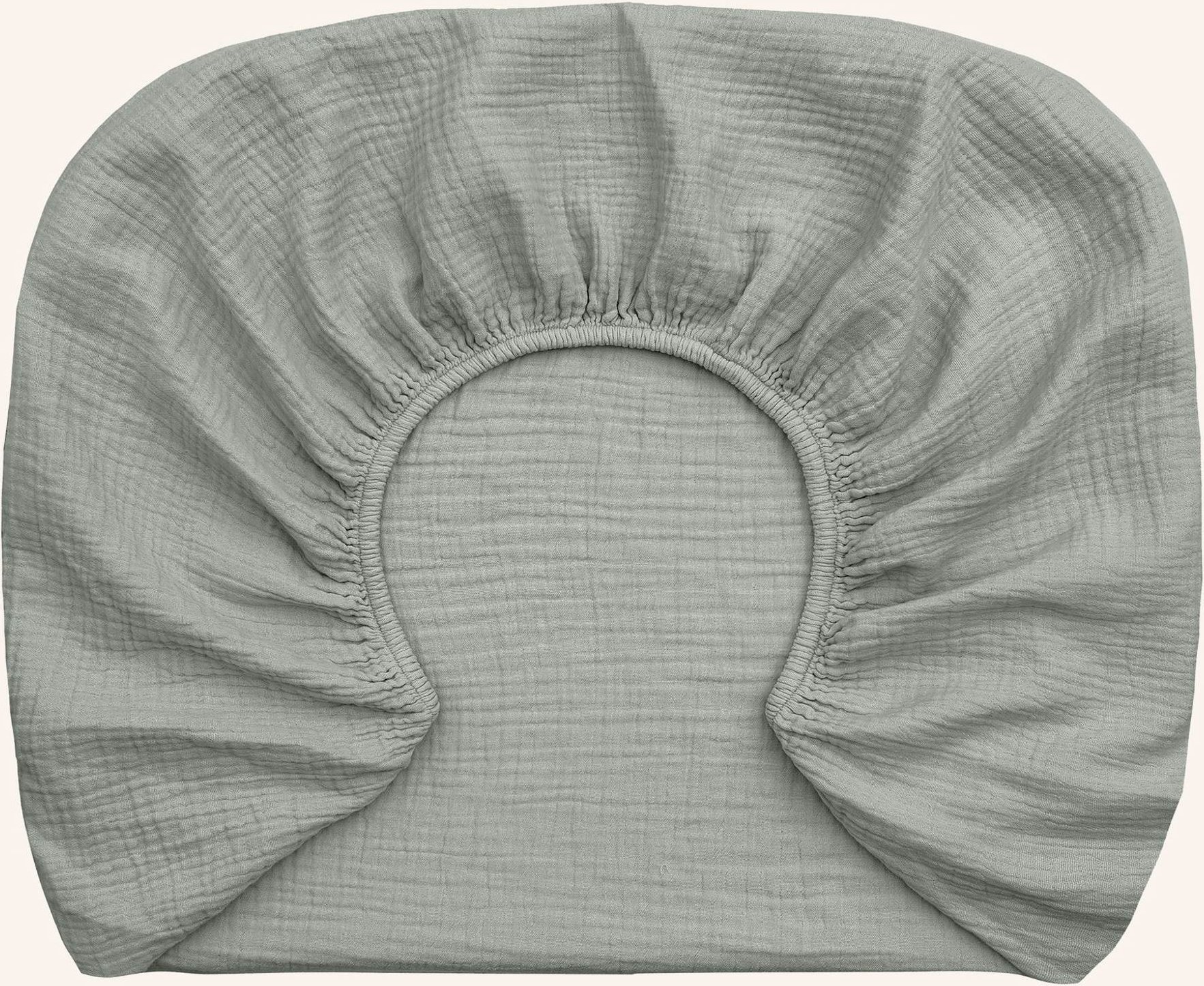 Royfort Spannbettlaken Musselin gruen