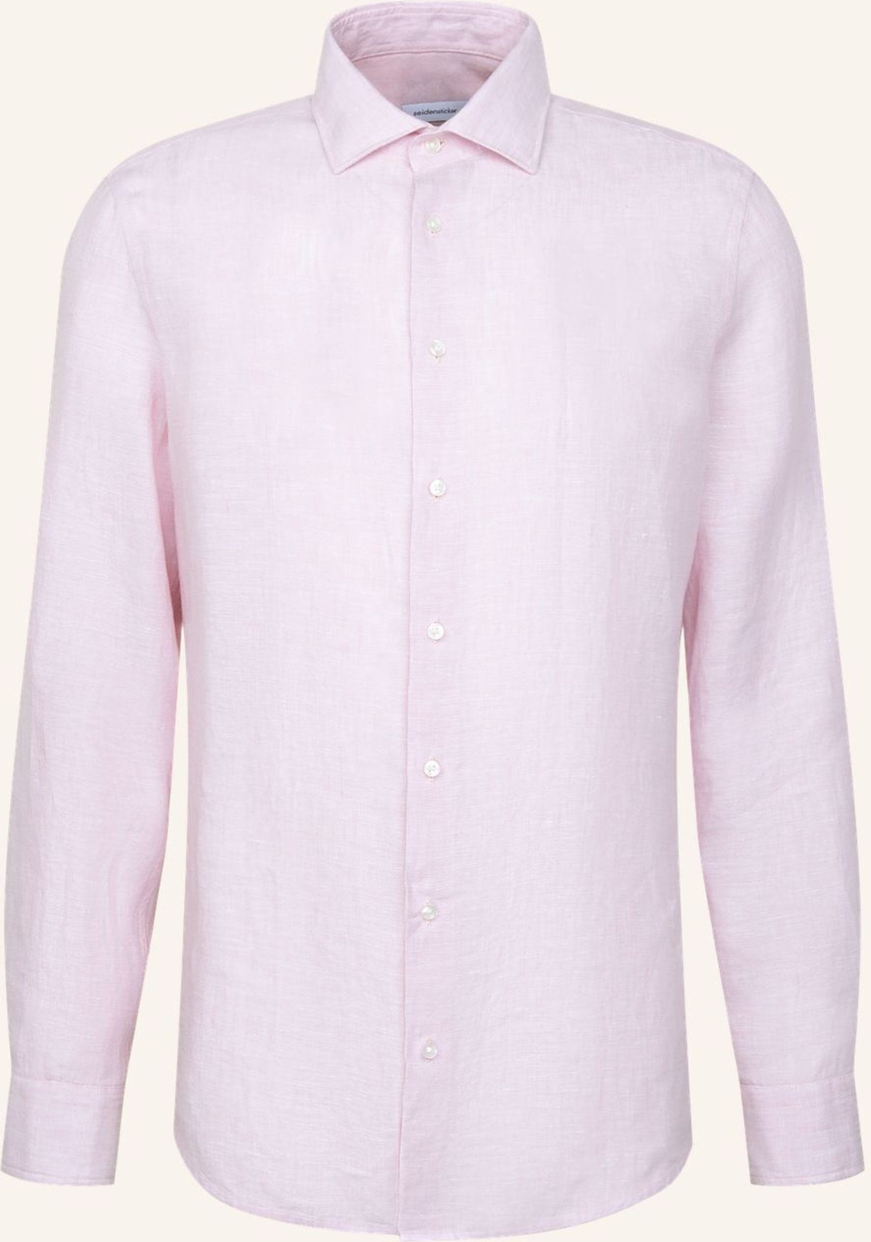 Seidensticker Leinenhemd Slim Fit rosa