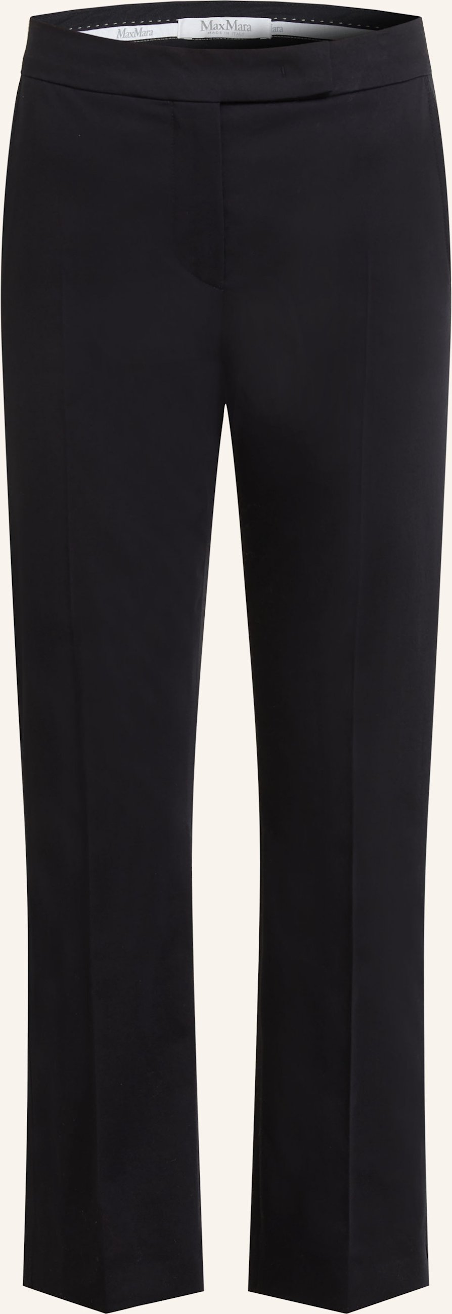 Max Mara Hose Okra schwarz