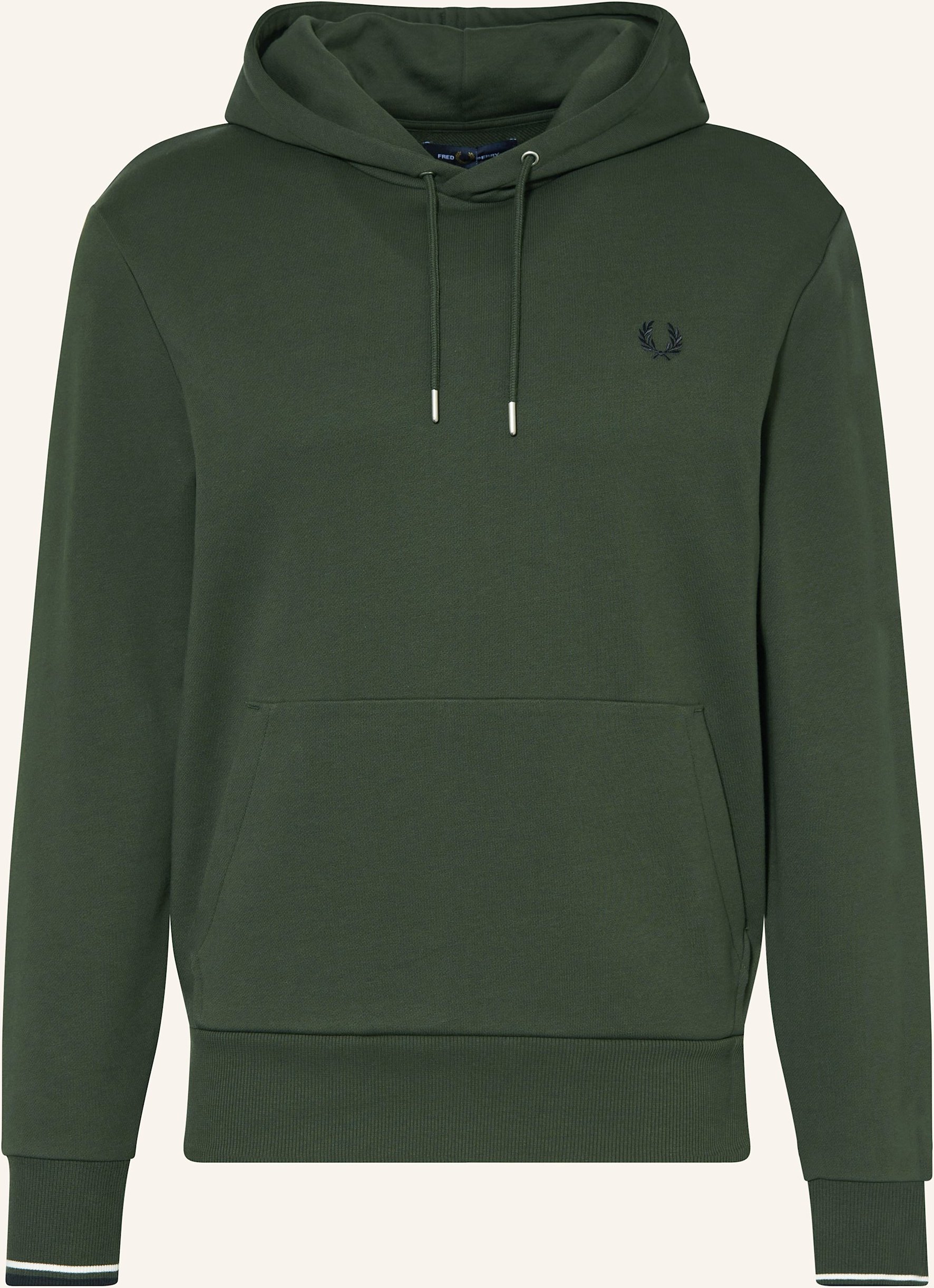 Thumbnail - Fred Perry Hoodie m2643 gruen